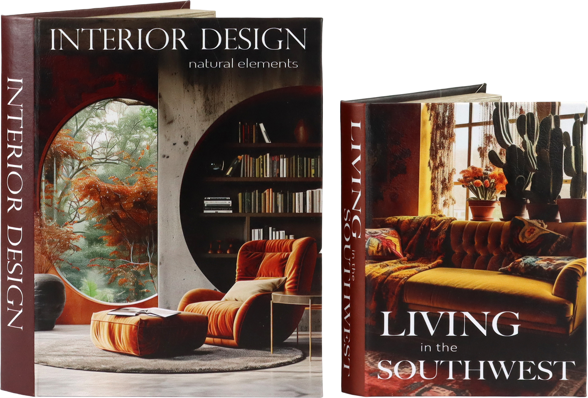 1020 BOOKBOXES SOUTHWEST LIVING  S/2