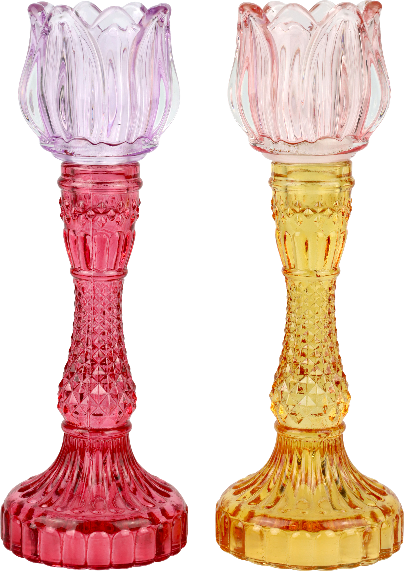 1121 CANDLE HOLDER SAN REMO  S/2