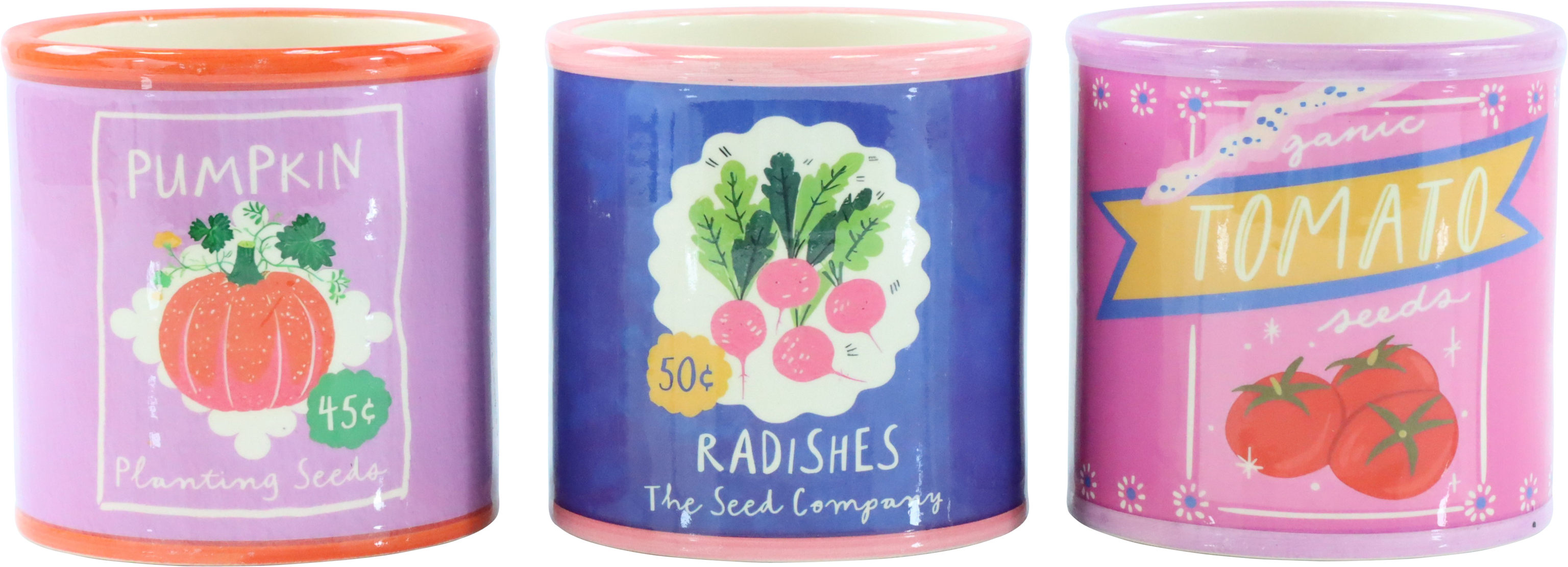 1182 POTS VEGGIE GARDEN  S/3