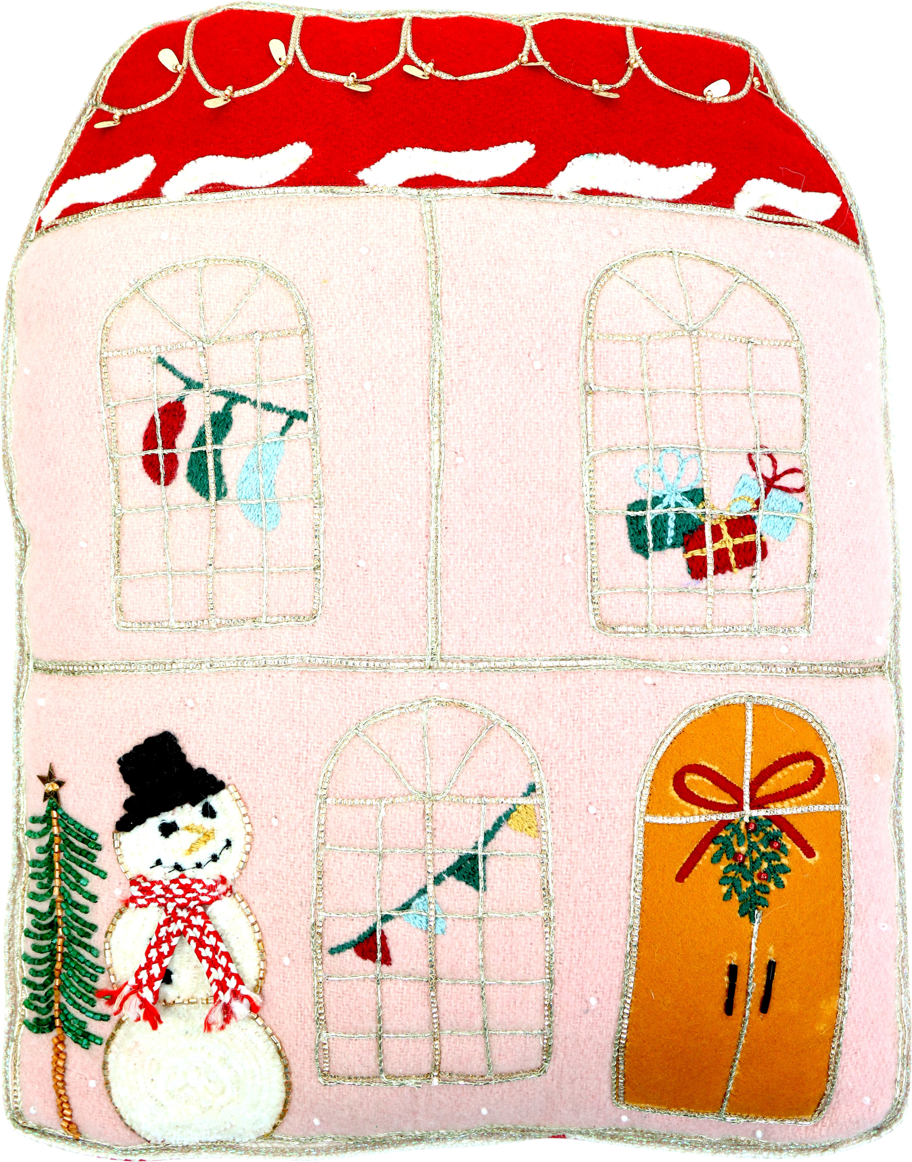 1195 ALMOHADA WEIHNACHTSHAUS 30X38