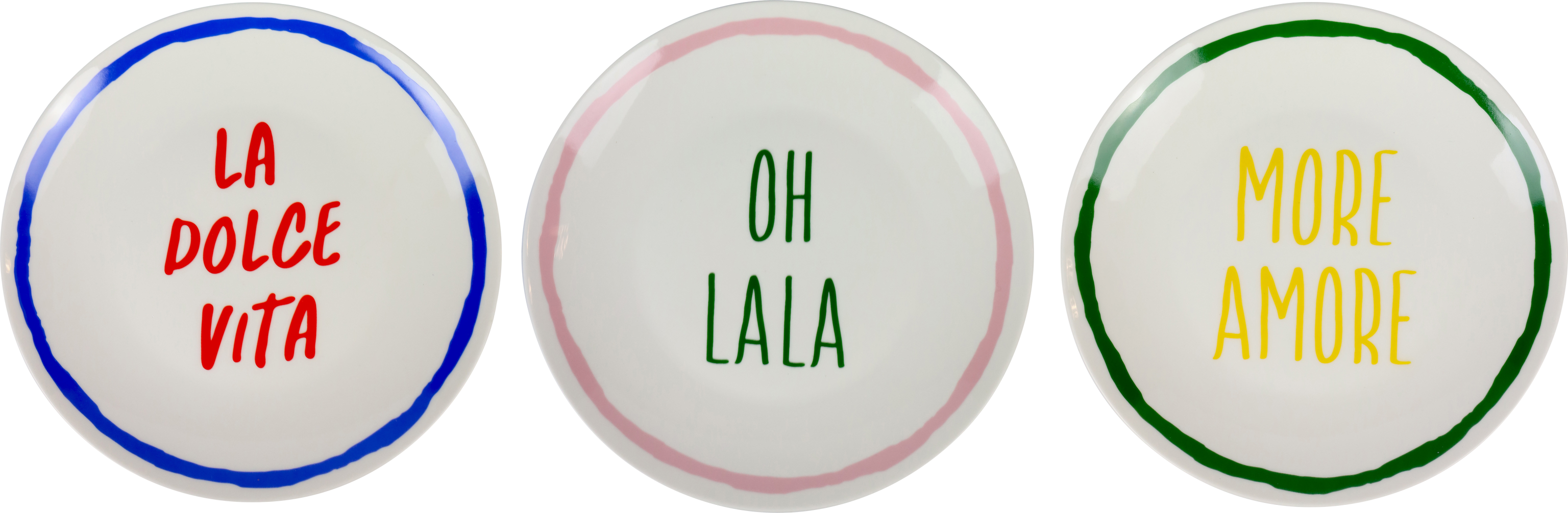 1250 PLATES MESSAGE OF JOY  S/3