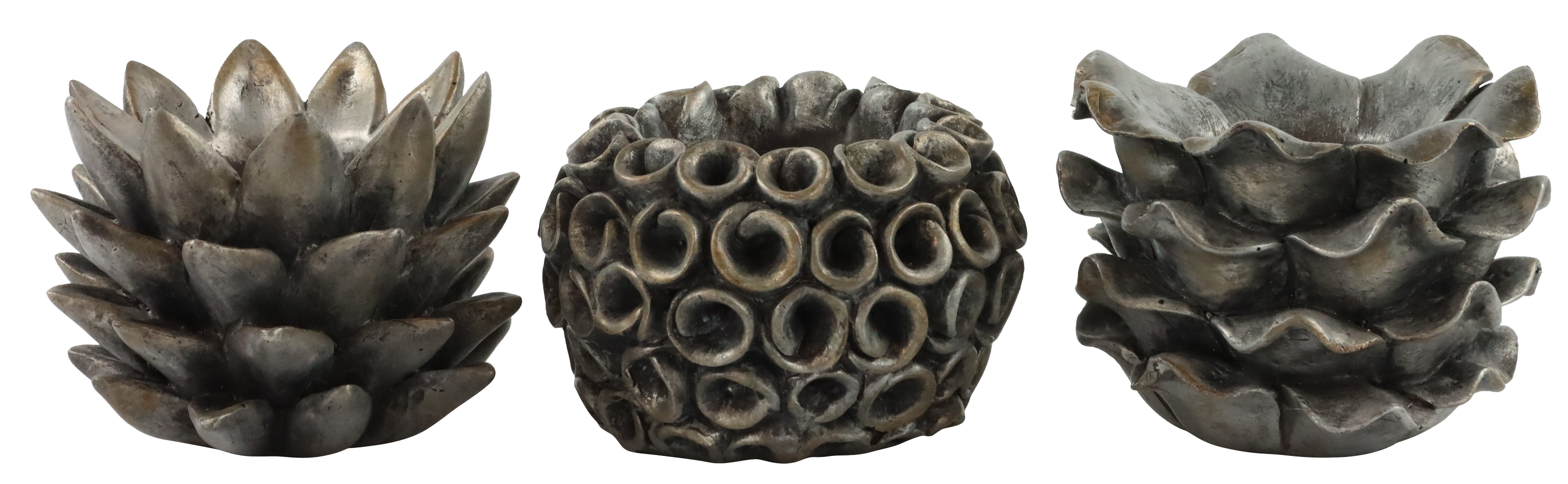 1677 SUCCULENT POTS SUKKULENTE  S/3