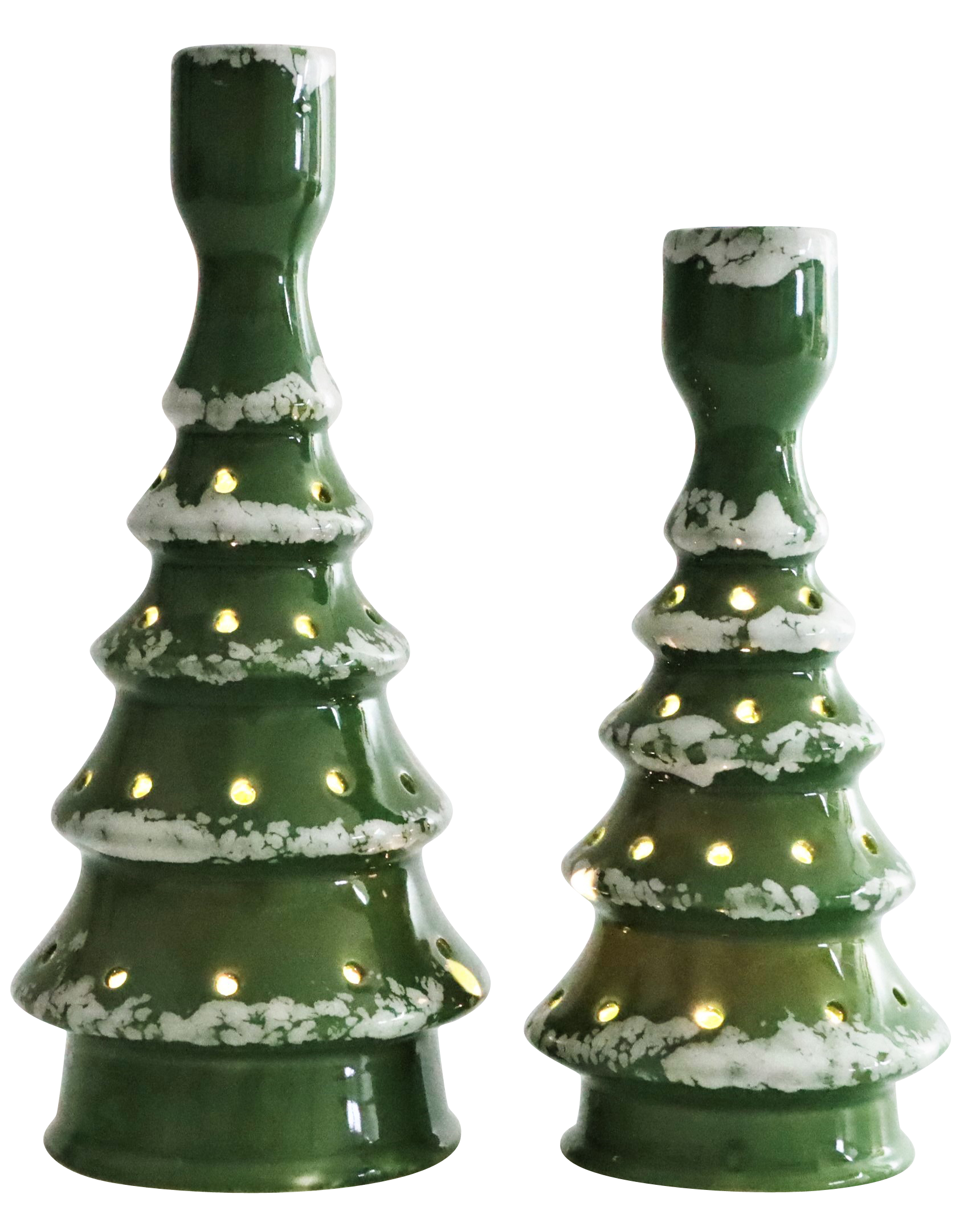 1848 CANDELABRO LED ALBERO SILVA  2PZ