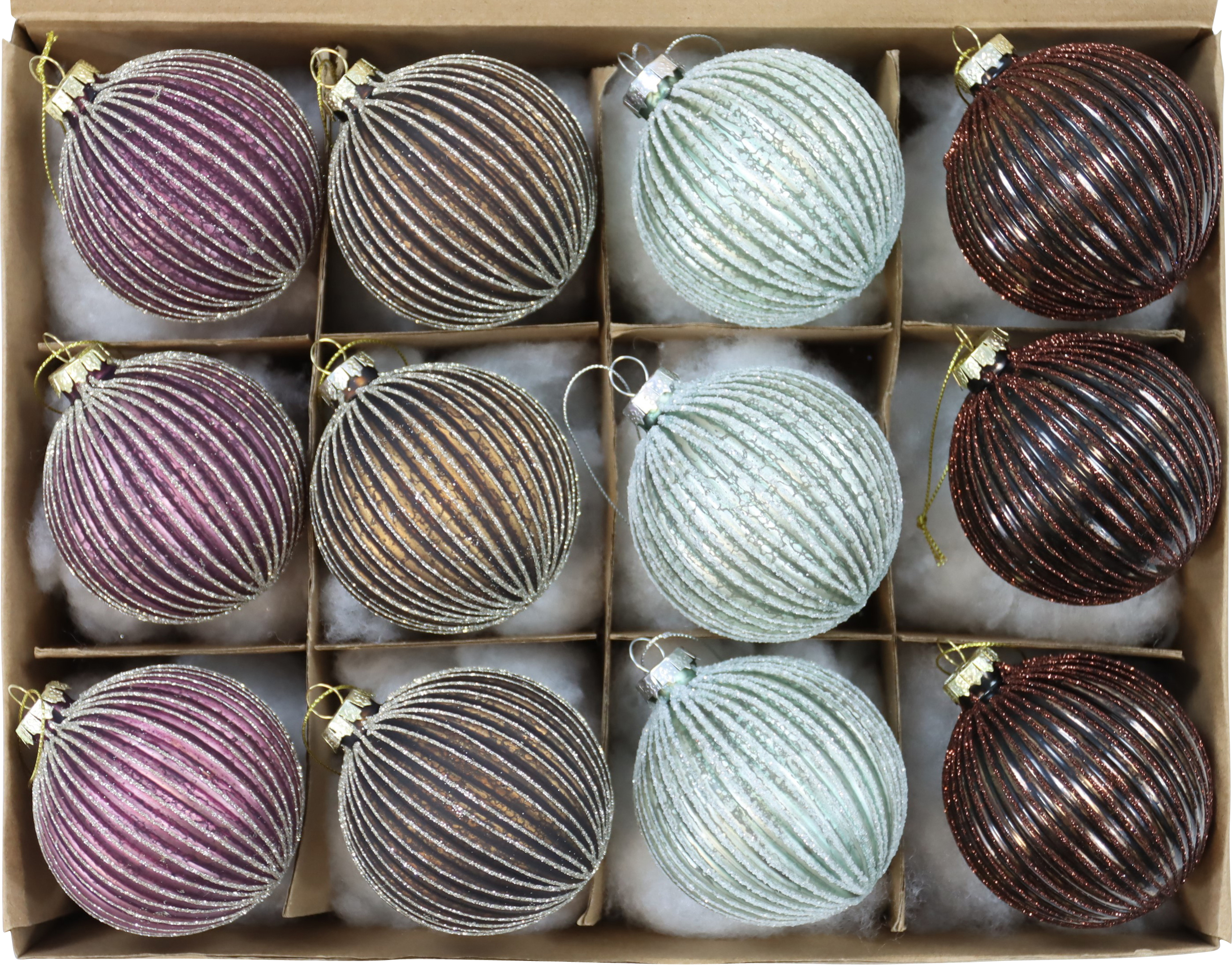 2191 GLASSBALLS GLAMOUR  S/12