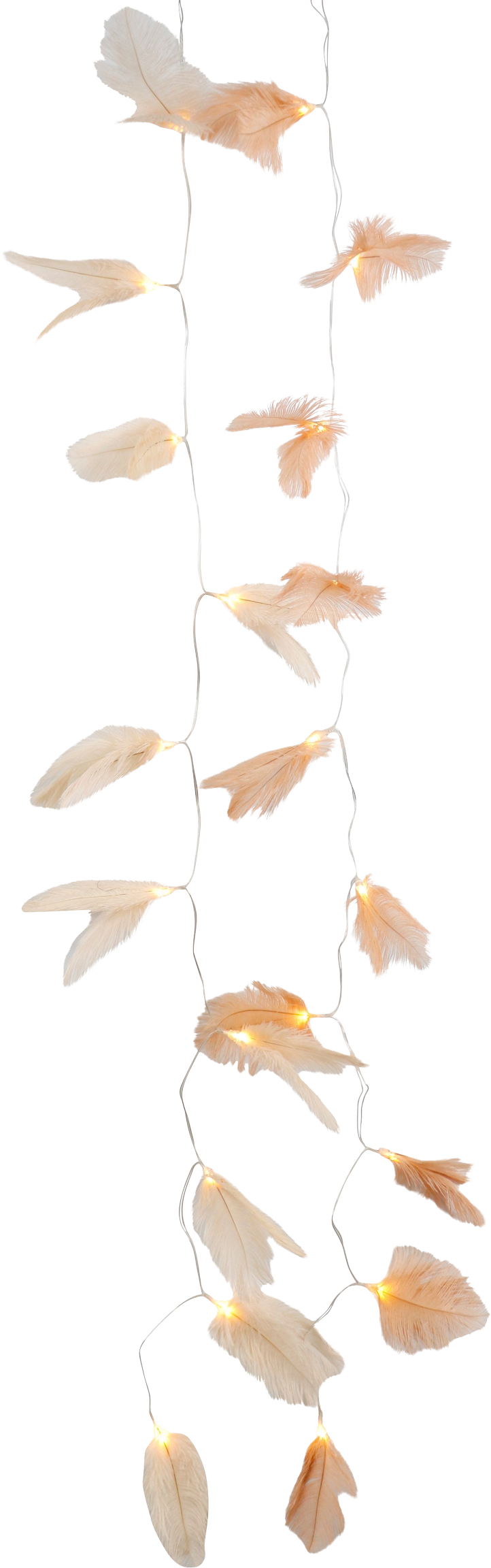 2344 GHIRLANDA LED  FEATHERS  2PZ