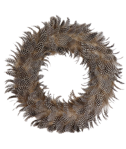 2360 FEATHER WREATH NATURAL