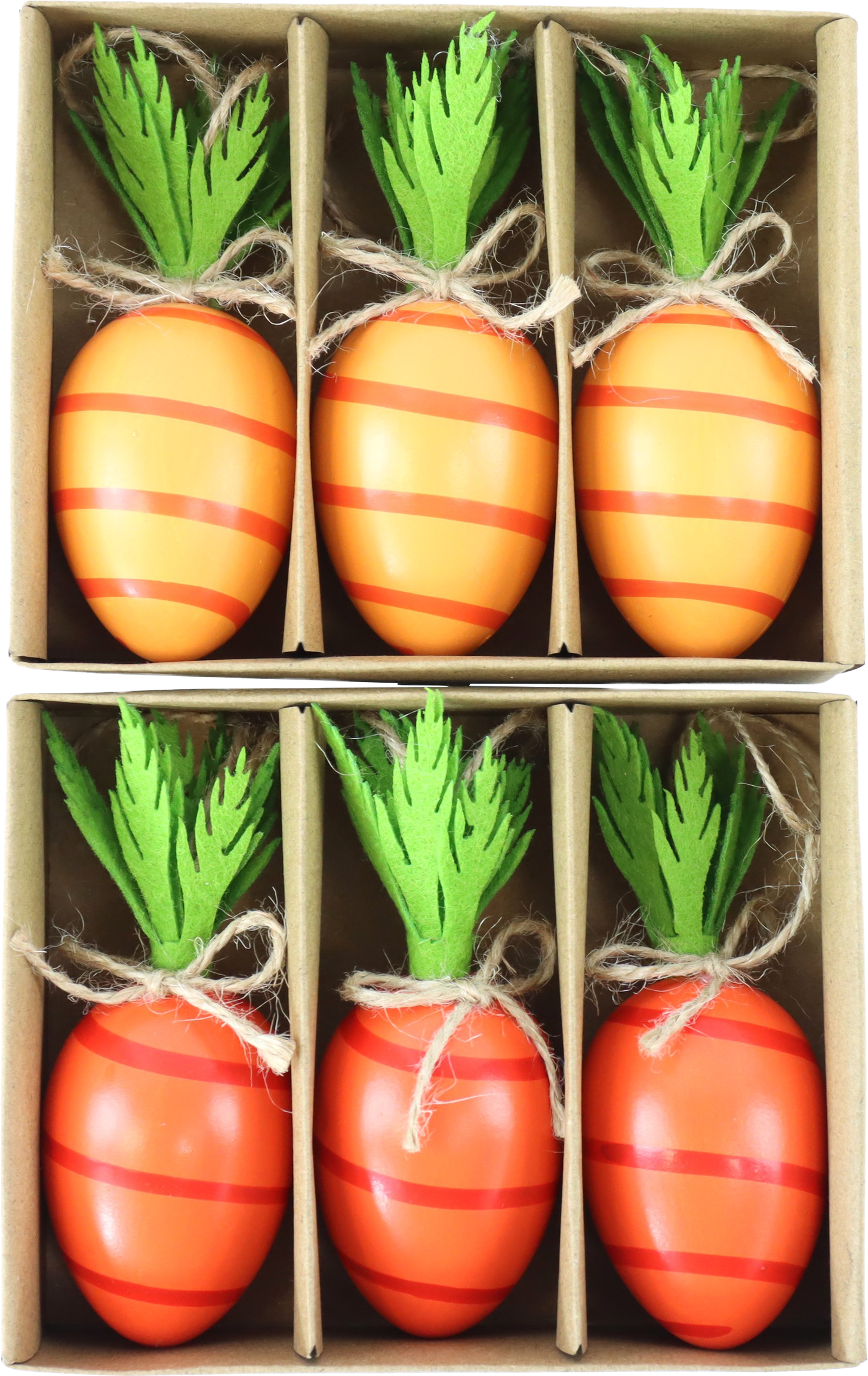 2616 EGGS CARROT GLOW  S/6