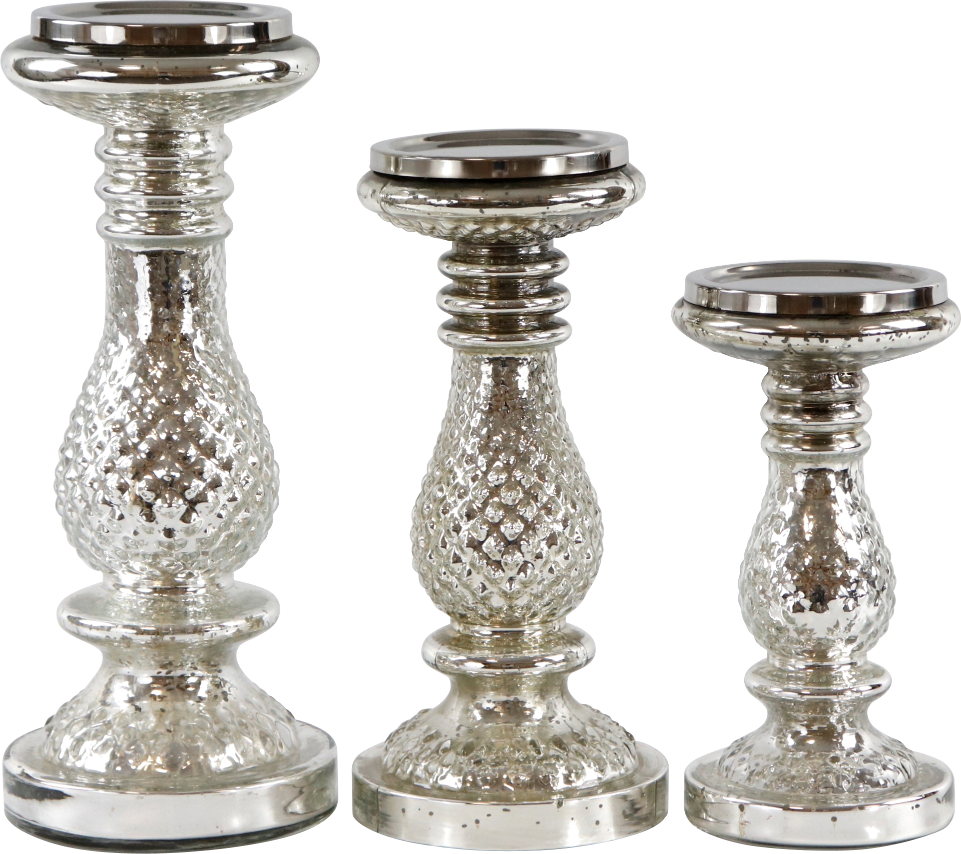 2640 TRIS PORTACANDELA  BASILIKA  3PZ