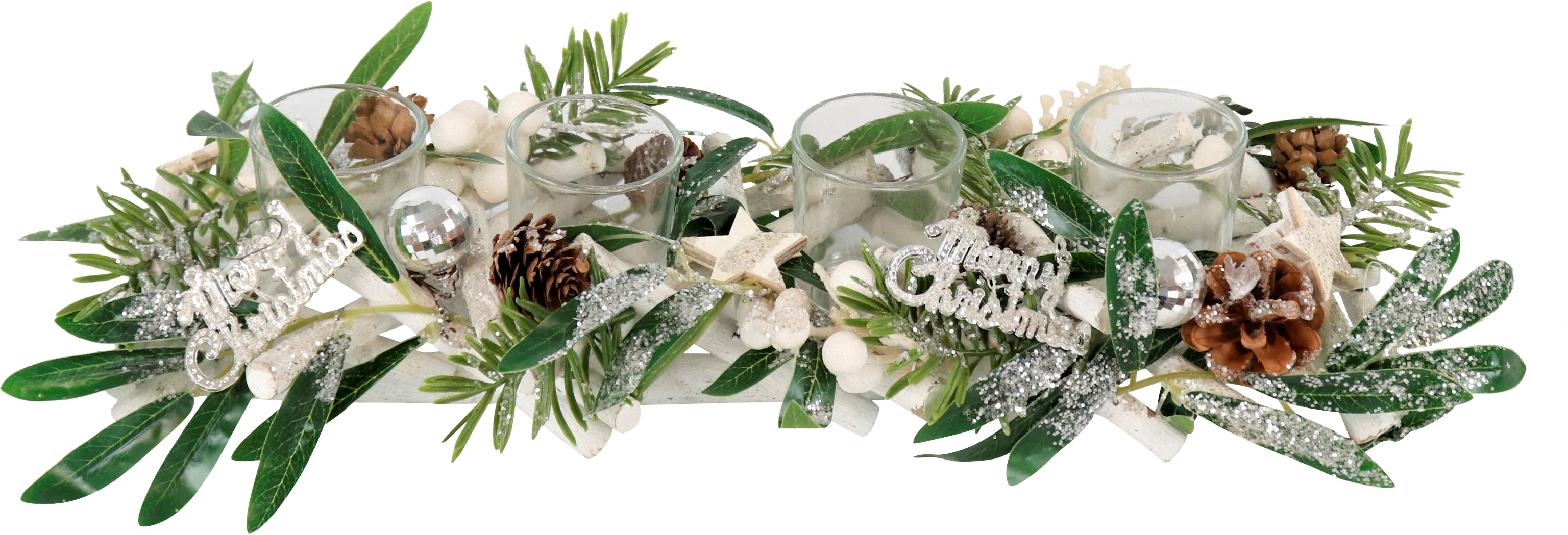 2649 CANDLEHOLDER MERRY CHRISTMAS