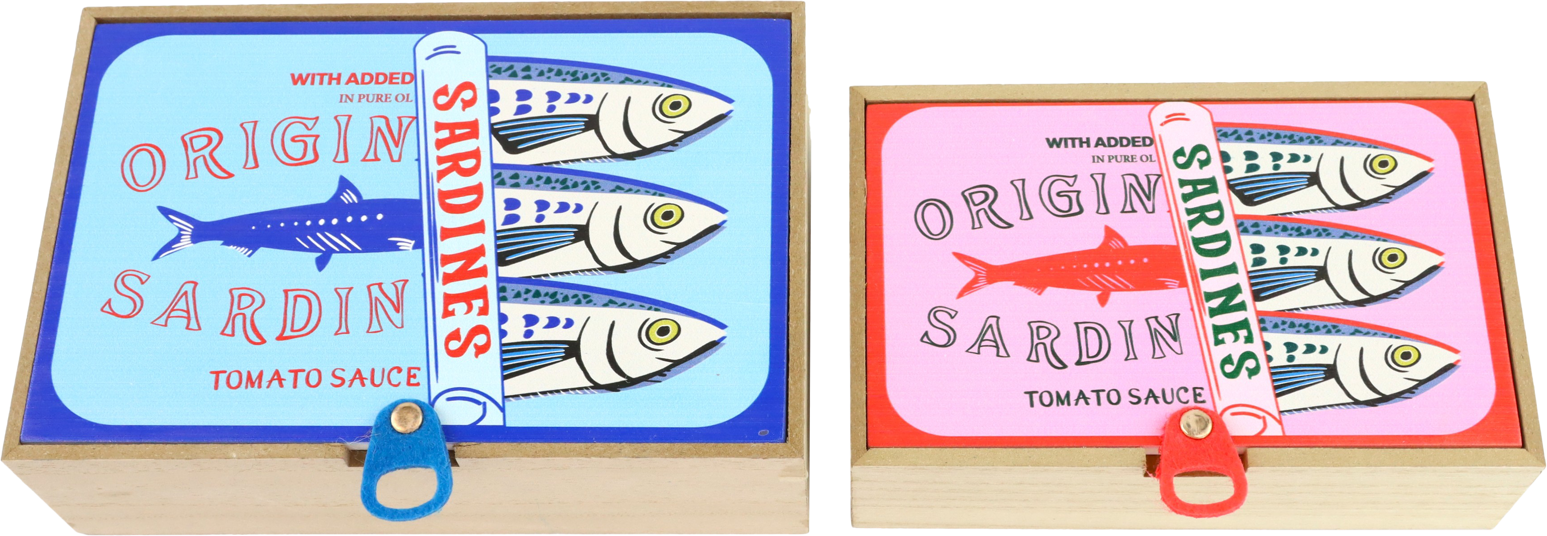 2663 WOODENBOXES SARDINE STORIES  S/2