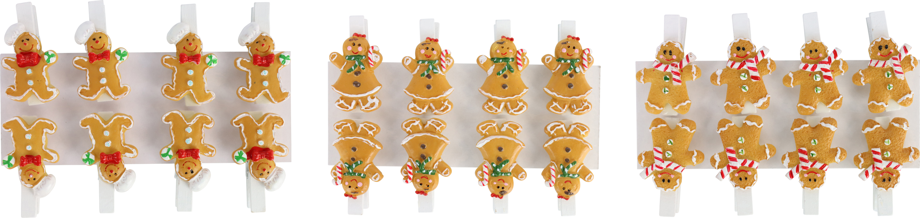 2827 CLIPS GINGERBREAD MAN  S/24