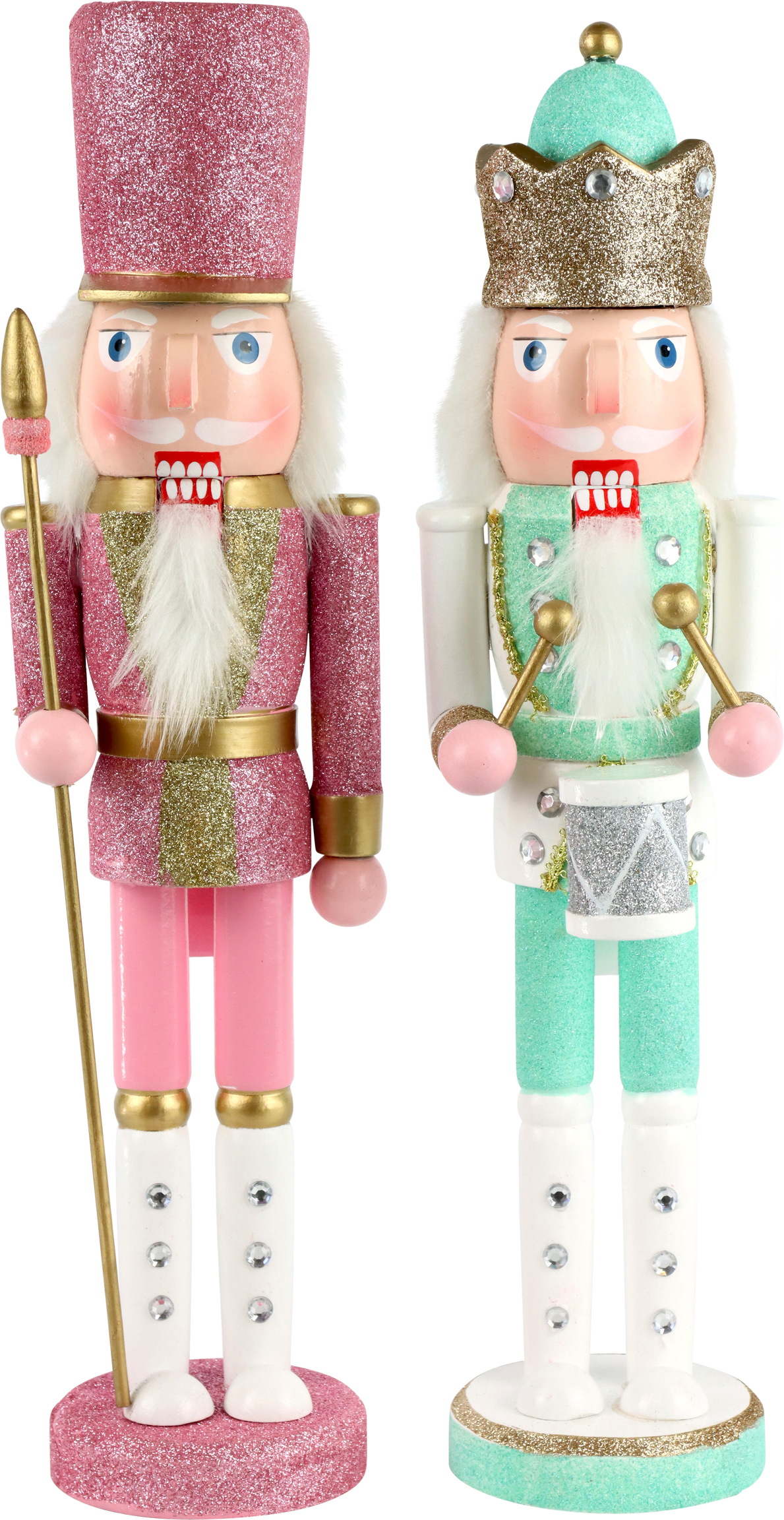 2915 NUTCRACKER HOLLY JOLLY  S/2