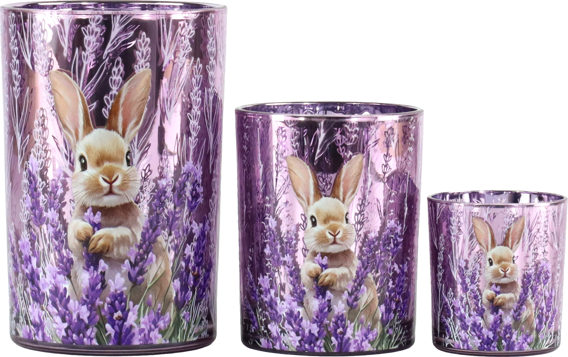 2988 PORTAVELAS BUNNY GARDEN  S/3