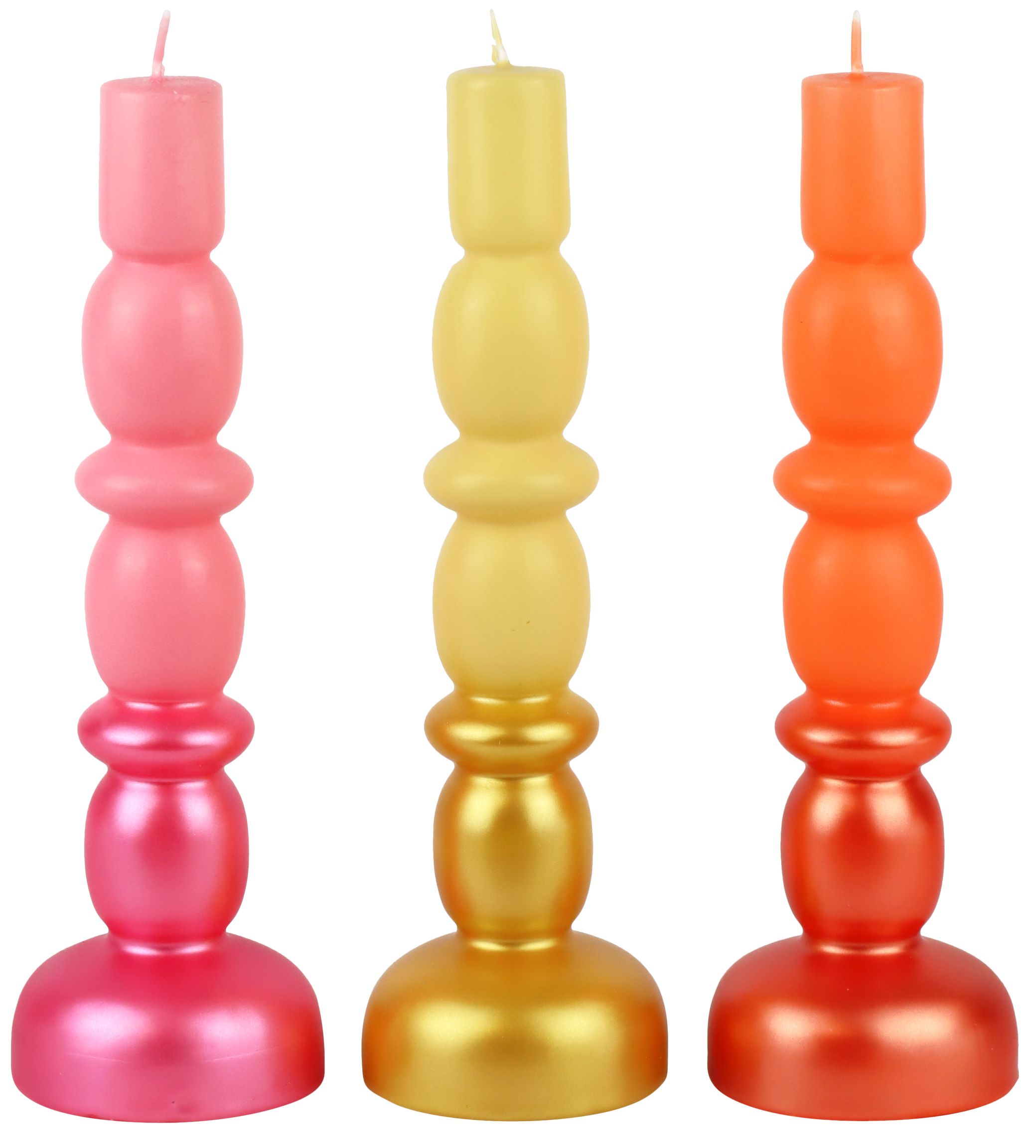 3019 TRIO DI CANDELE AMALFI  3PZ