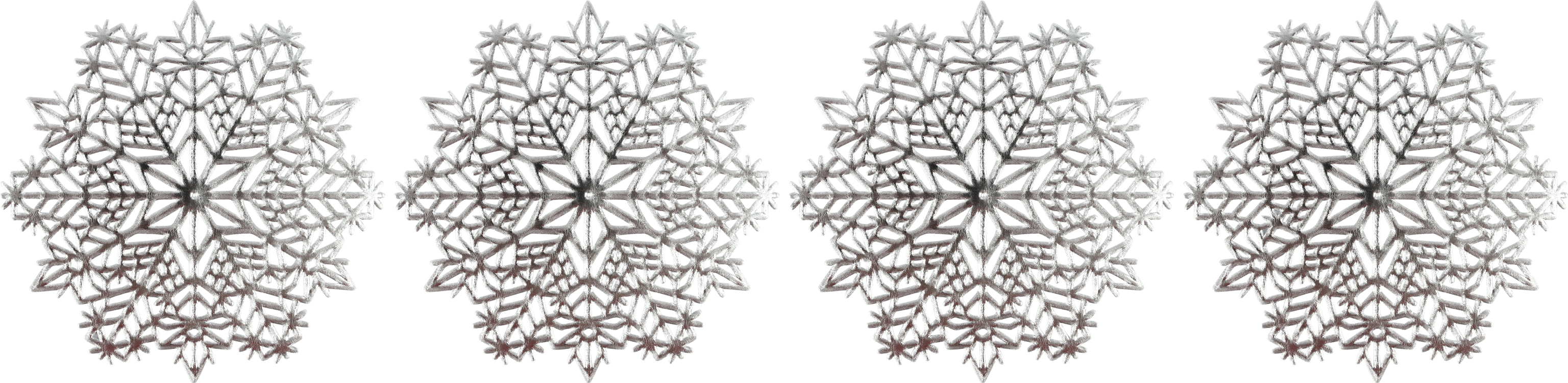 3123 POSAVASOS  ESTRELLA PLATEADA  S/4