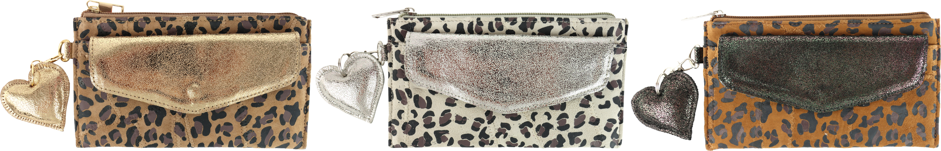 3300 PORTAMONETE  LEO GLAM  3PZ