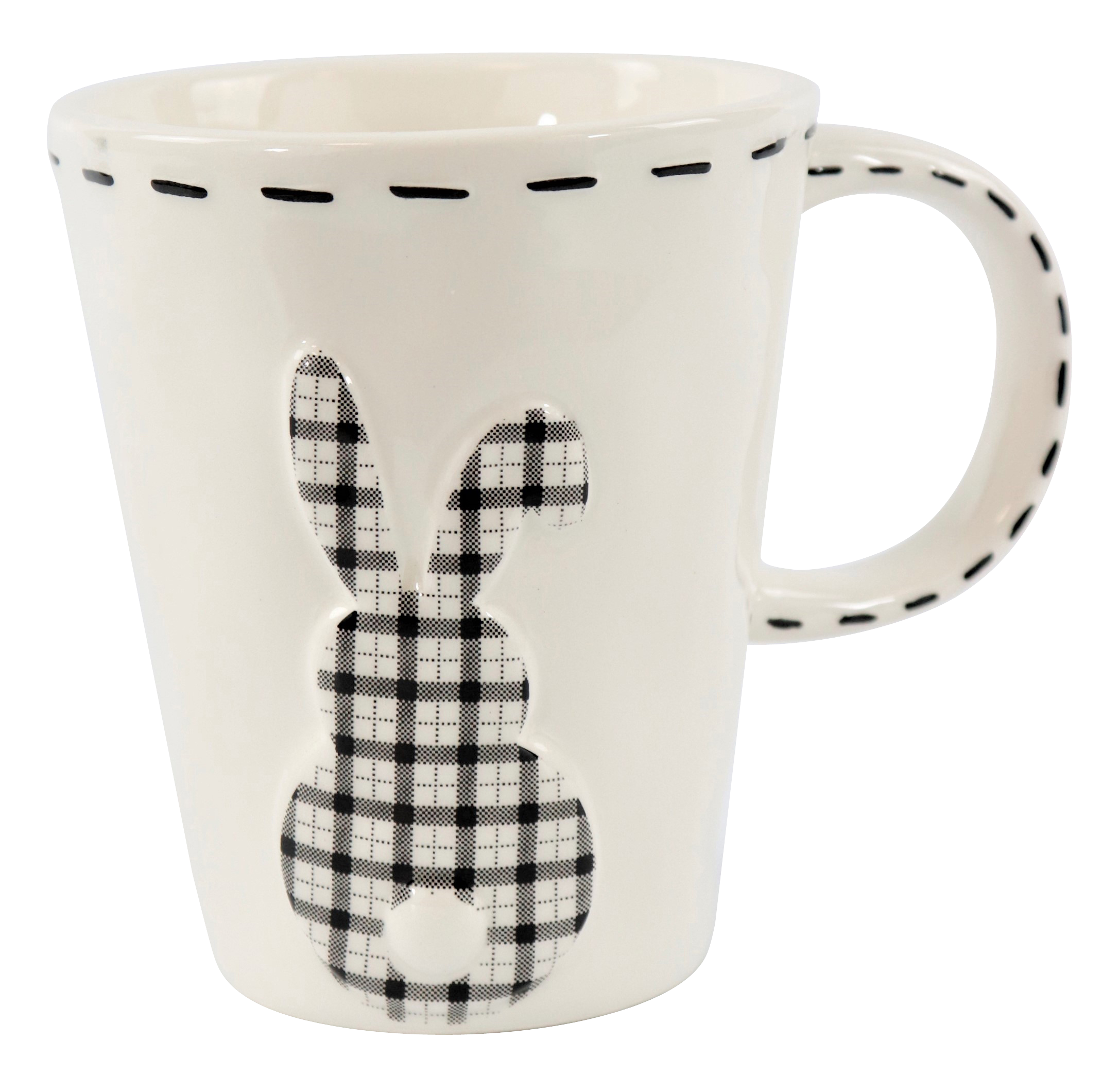 3569 TAZZA  BLACK BUNNY