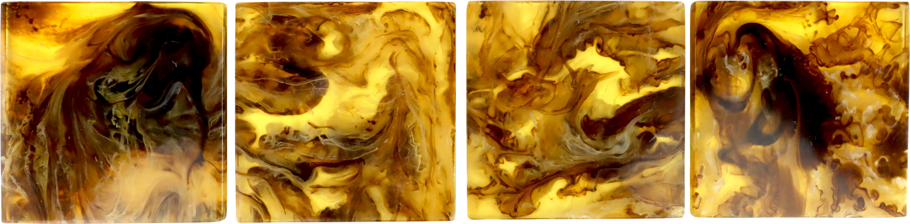 3876 SOTTOBICCHIERE OMBRÉ  4PZ