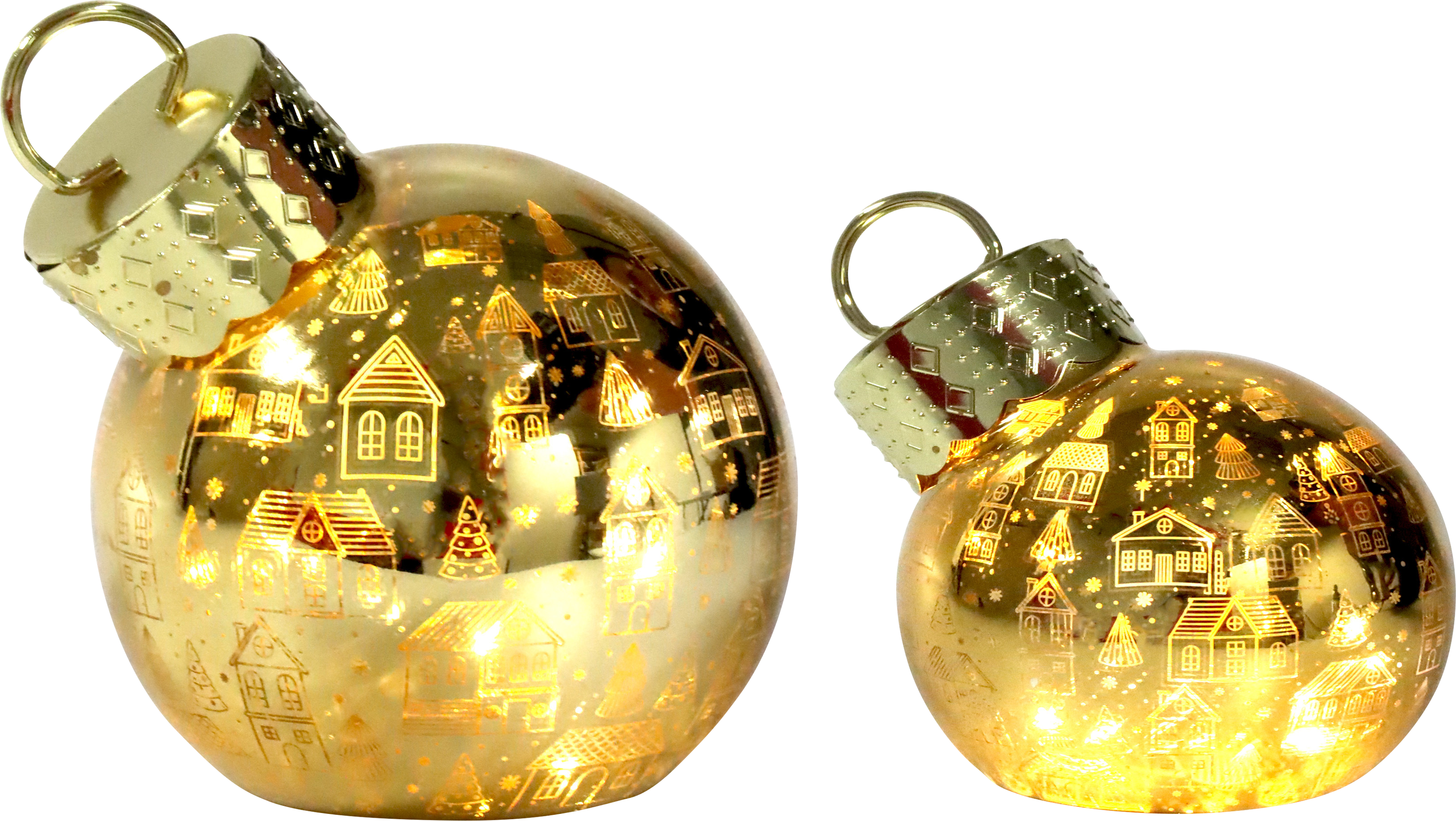 3915 BOLAS DE CRISTAL BRIGHT LIGHT  S/2