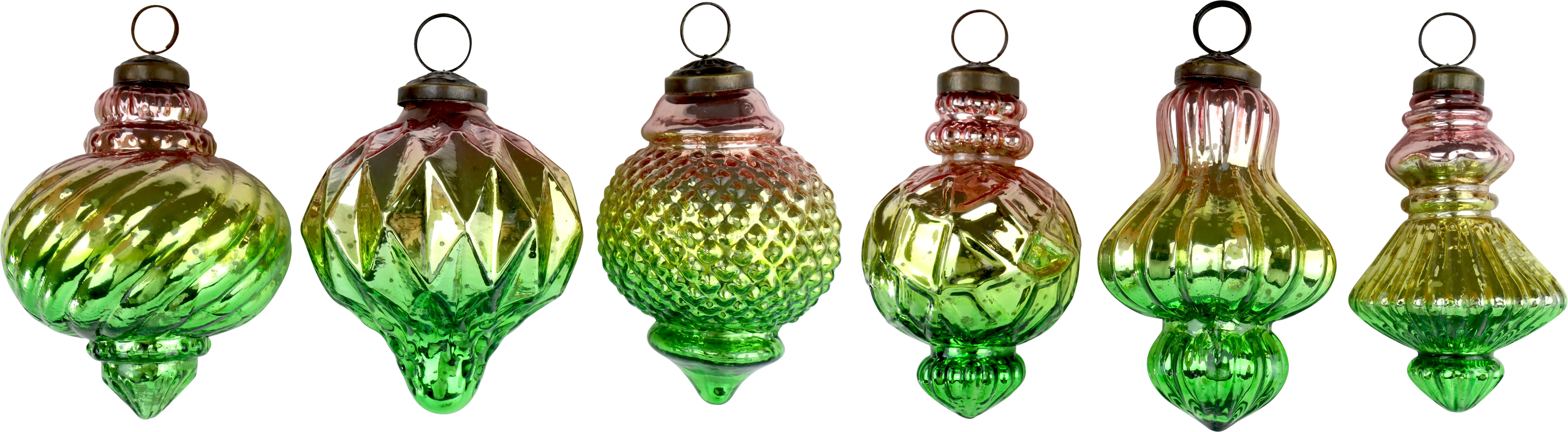 4095 GIOIELLI VETRO CARNIVAL  6PZ