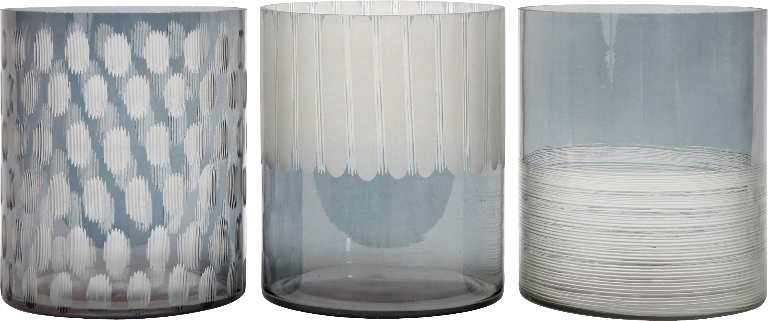 4097 PORTACANDELE  COSMOPOL  3PZ