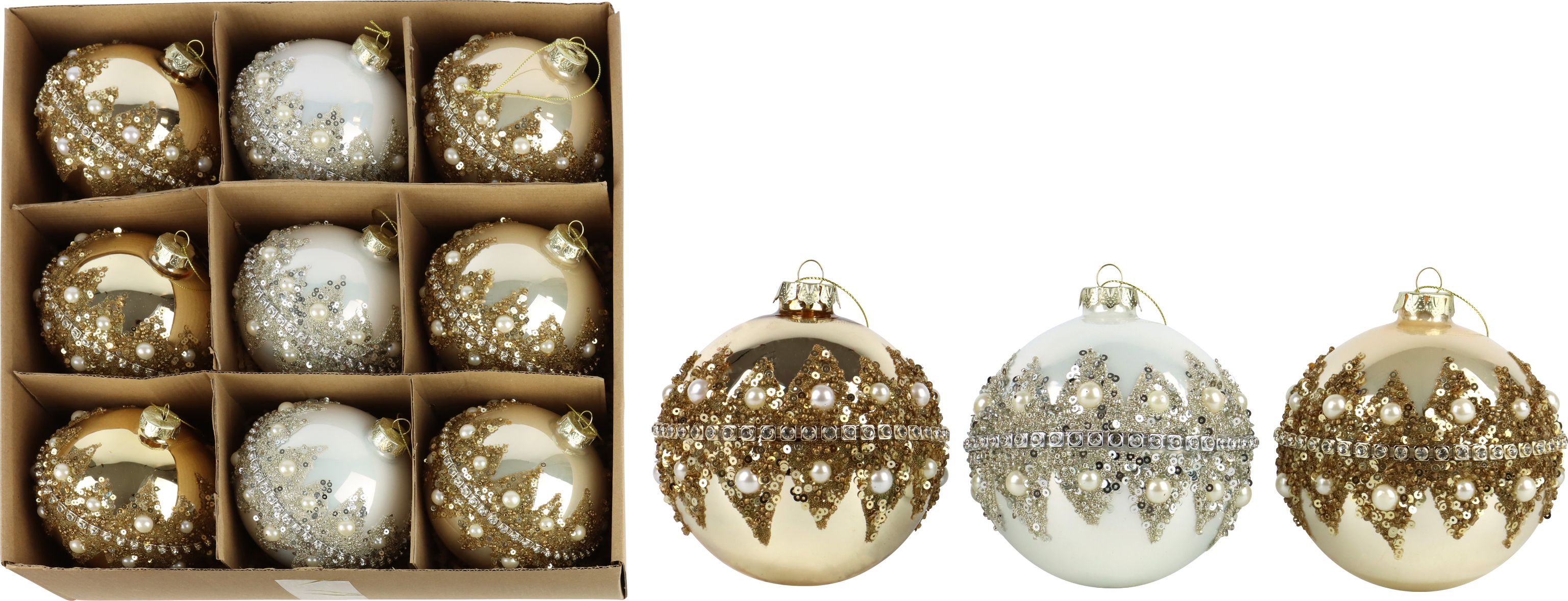 4115 CAJA DE BOLAS DE OPULENT GLOW  S/9