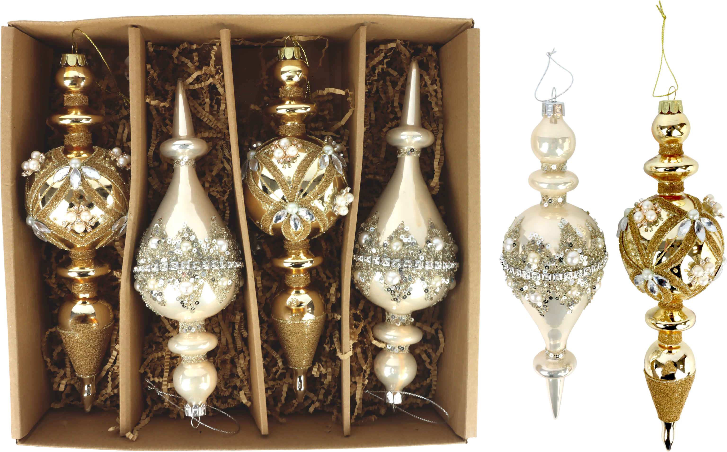 4134 ORNAMENTI IN VET OPULENT GLOW  4PZ