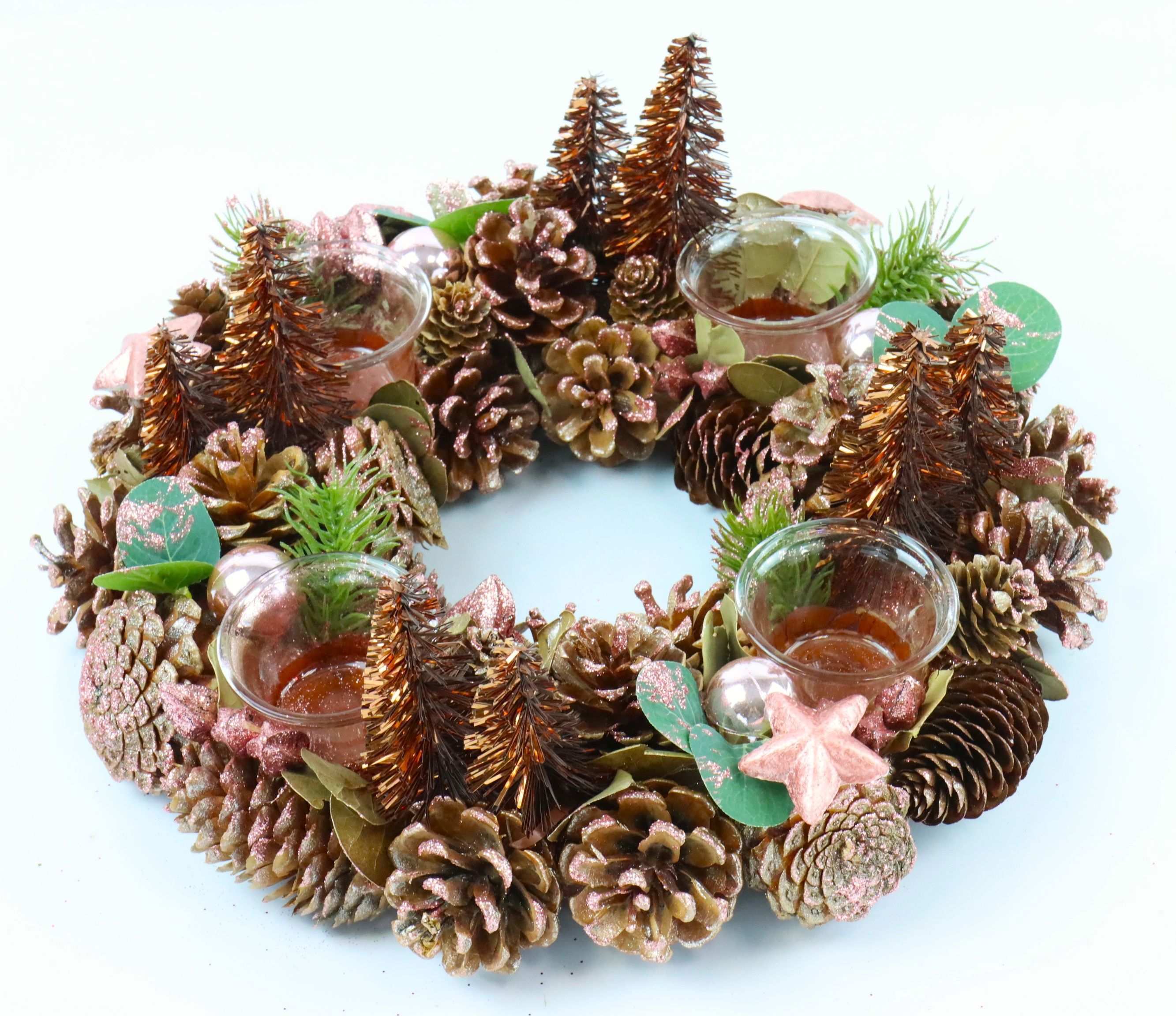 4343 CANDLEWREATH ROSÉ REVERIE