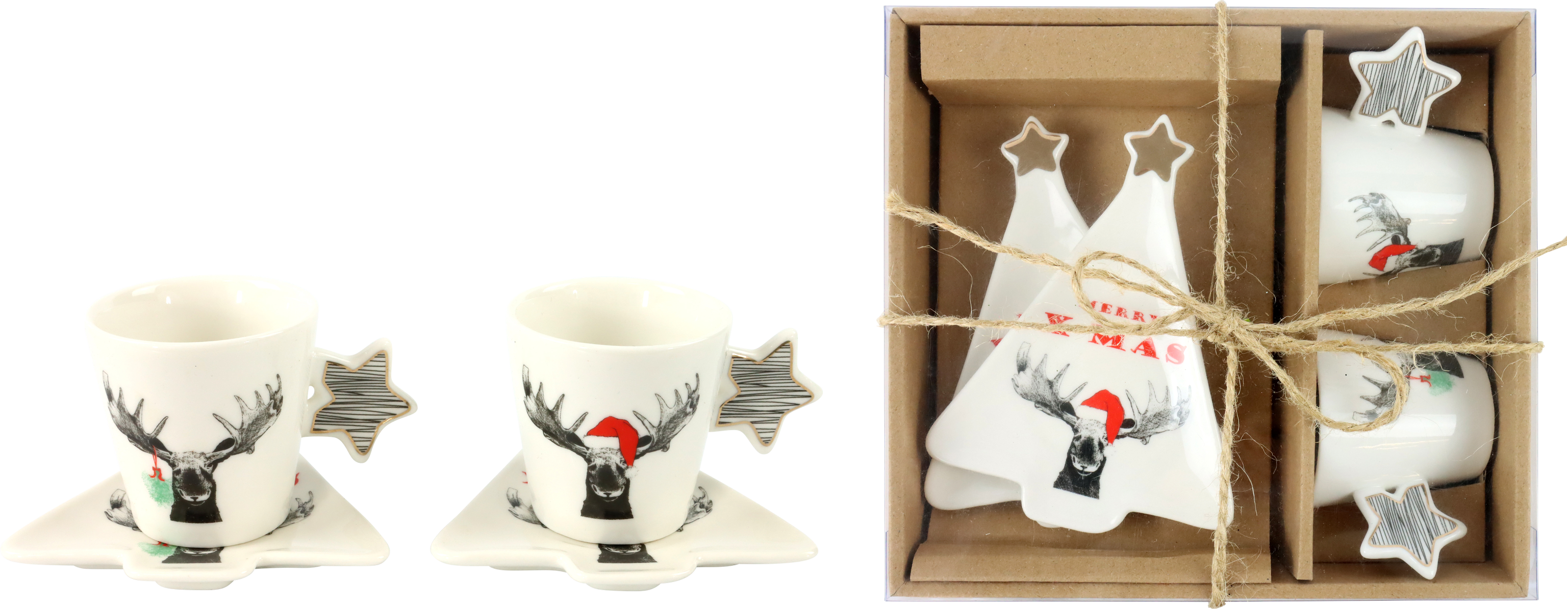 4362 SET CAFFÈ ESPR. MERRY MOOSE  2PZ