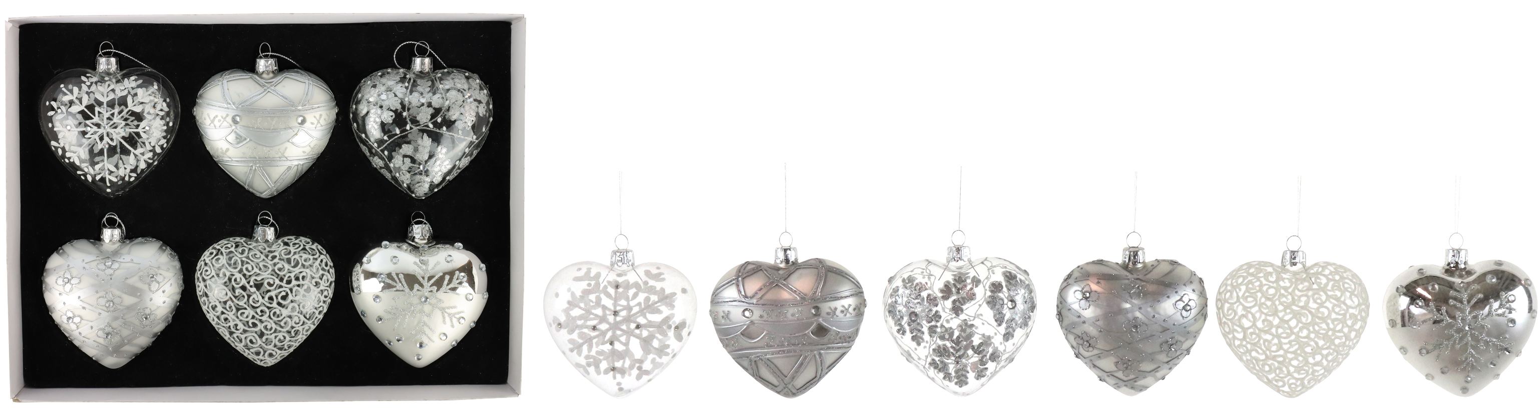 4459 CUORE DI VETRO  ICE  6PZ