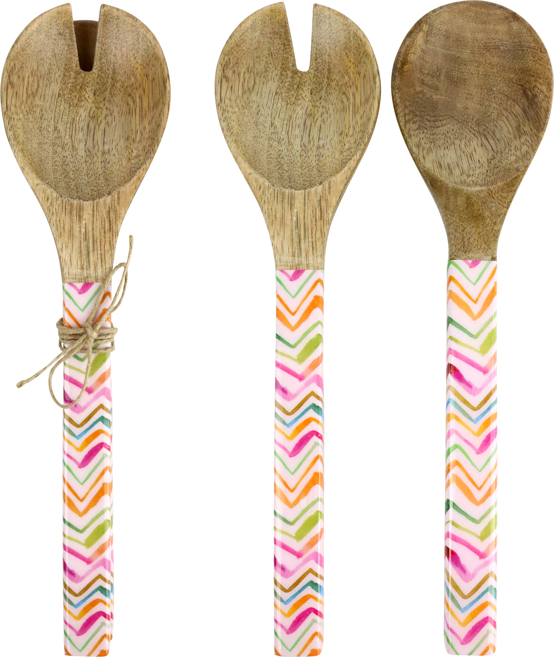 4480 POSATE INSALATA ZIGZAG  2PZ