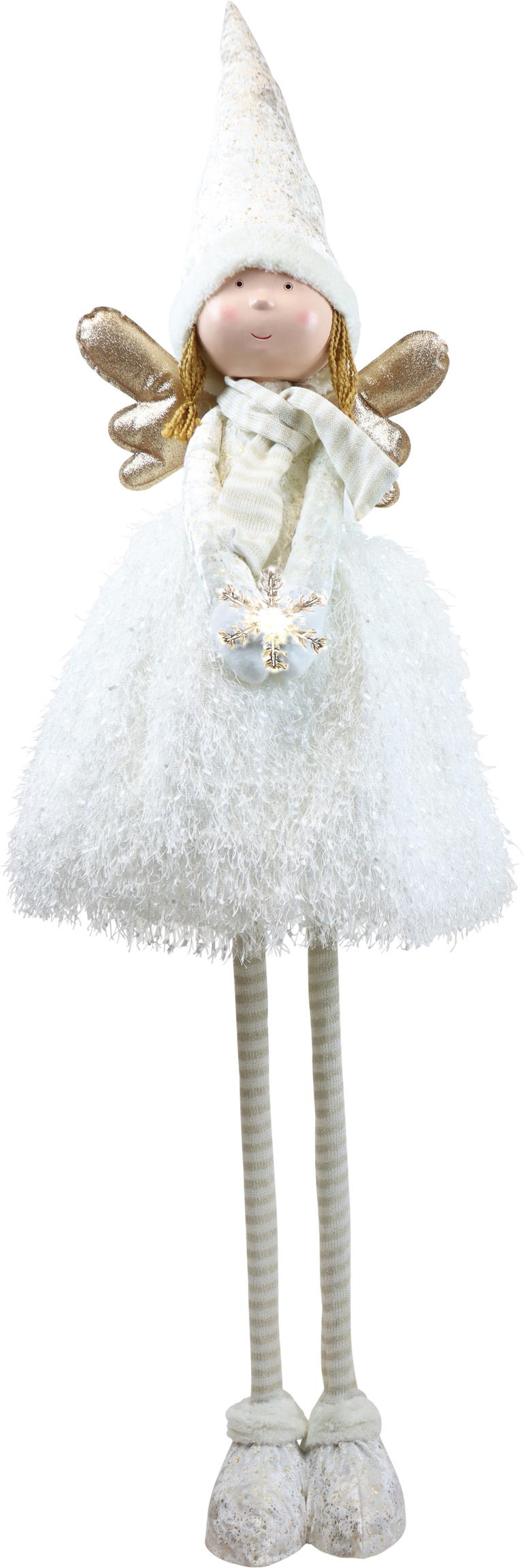 4569 FIGURA ÁNGEL LED CELESTE