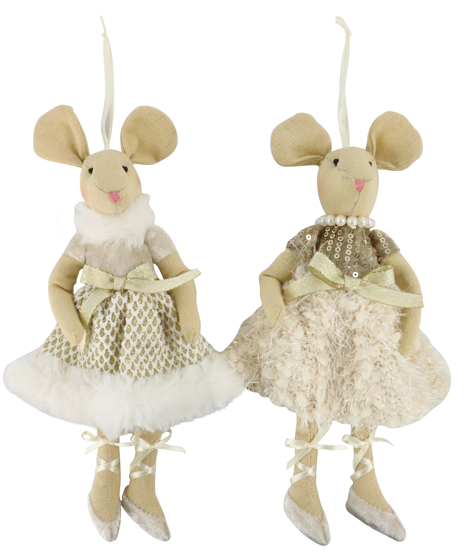 4605 MOUSES COZY CARAMEL  S/2