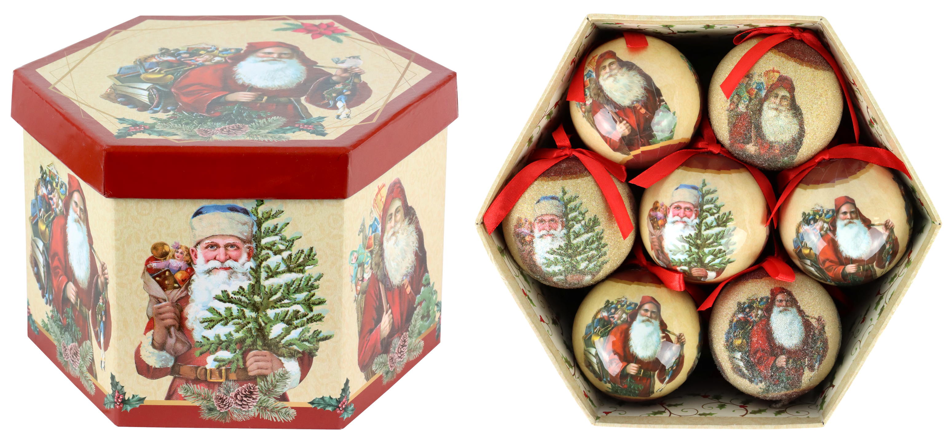 4645 SCATOLA PALLINE NIKOLAUS  14PZ