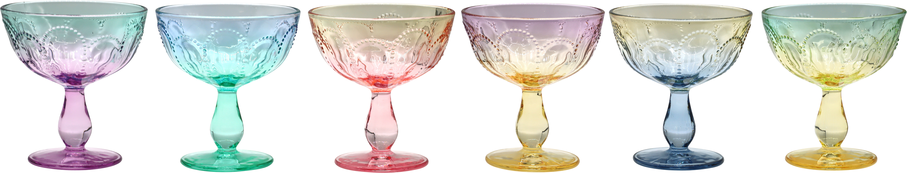 4885 BICCHIERI  VIVA COLOR  6PZ