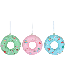 4983 DONUTS DECO CANDY XMAS  3PZ