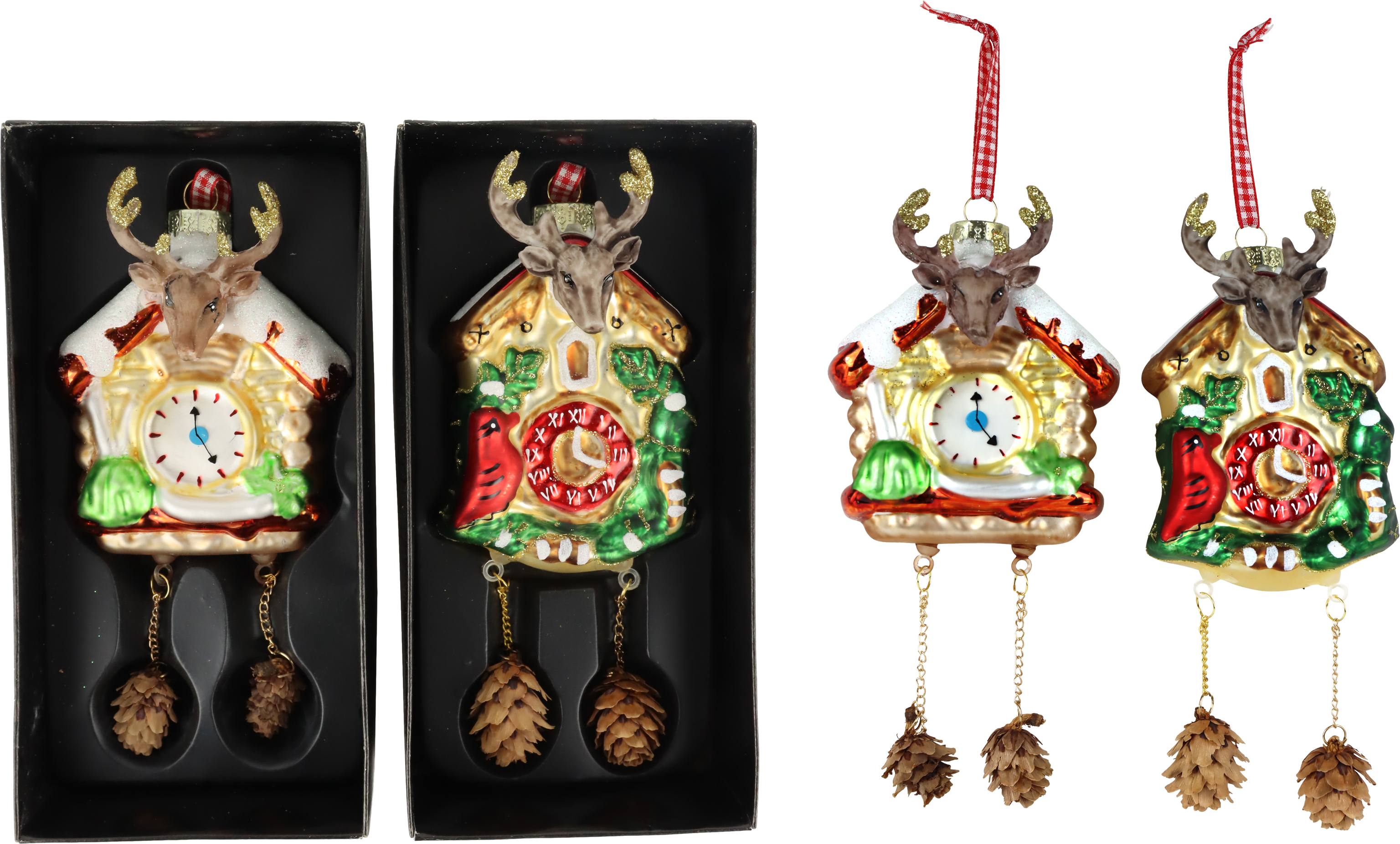 5166 JOYAS DE VIDRIO SCHWARZWALD  S/2