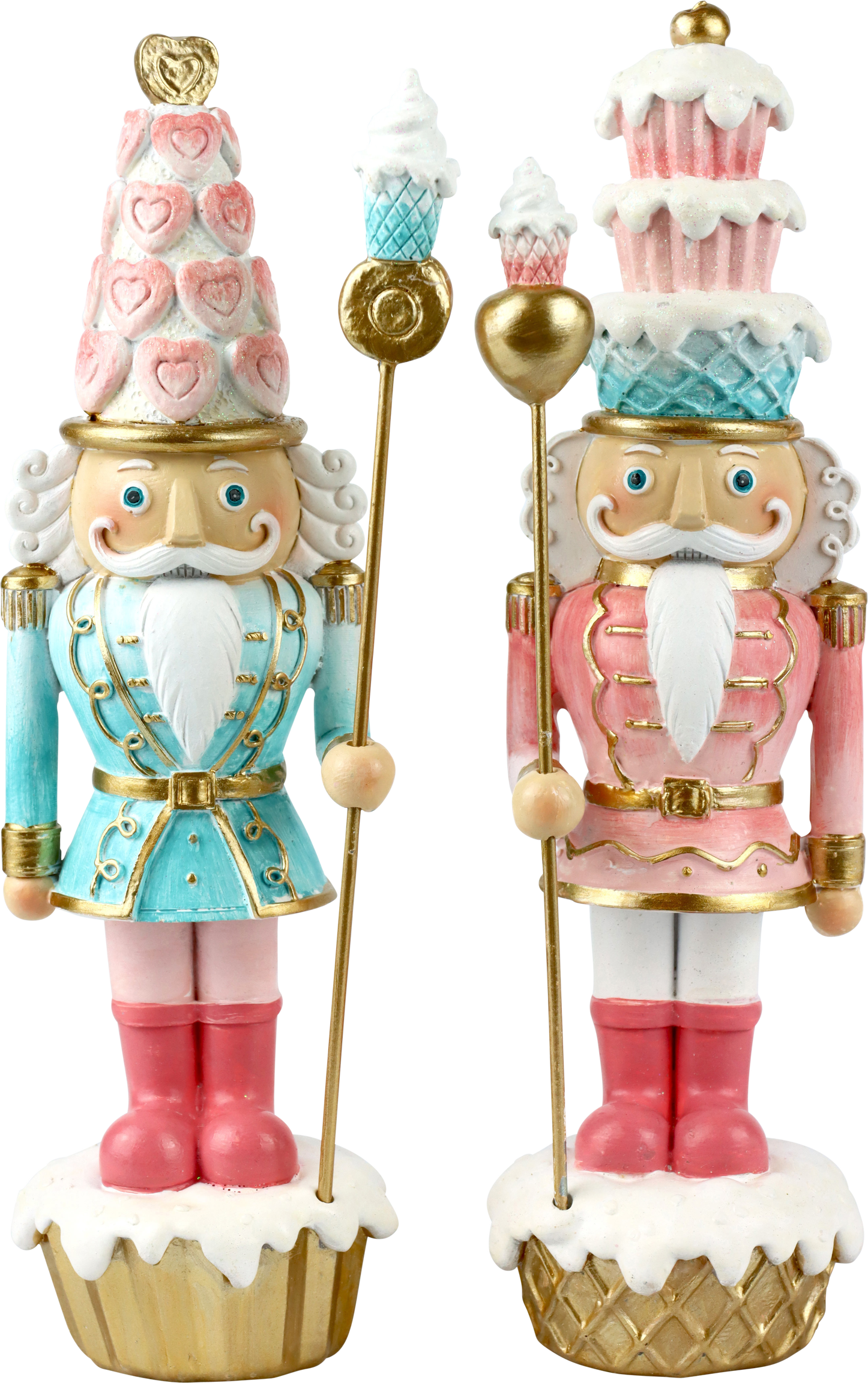 5247 NUTCRACKER  CANDY XMAS  S/2