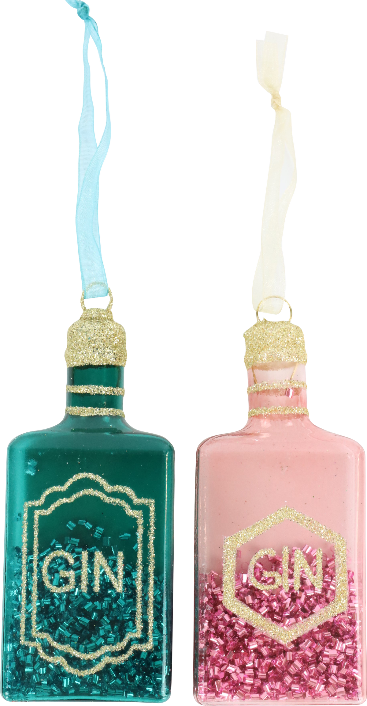 5260 DECORI VETRO  GIN  2PZ