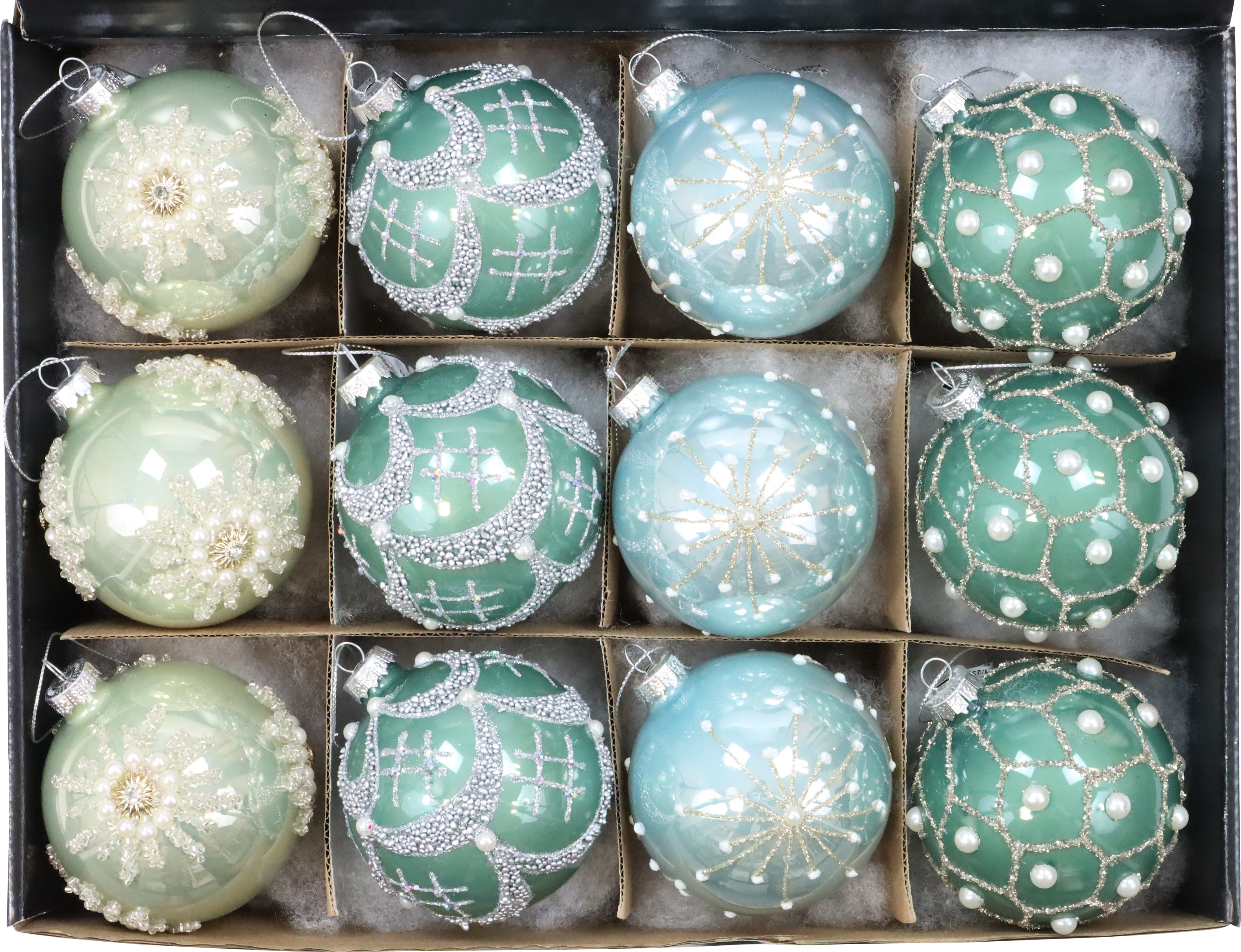 5497 SFERE VETRO  GLASKUGELN  12PZ