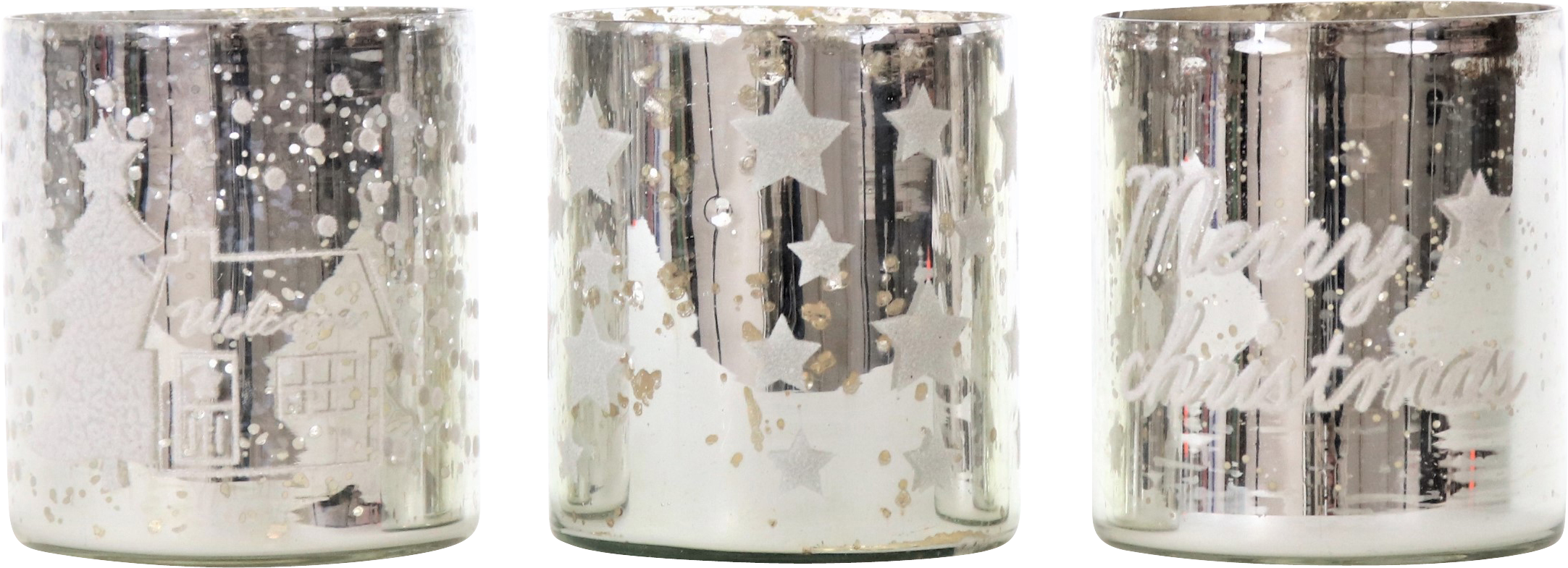5532 WINDLIGHTS MERRY CHRISTMAS  S/3