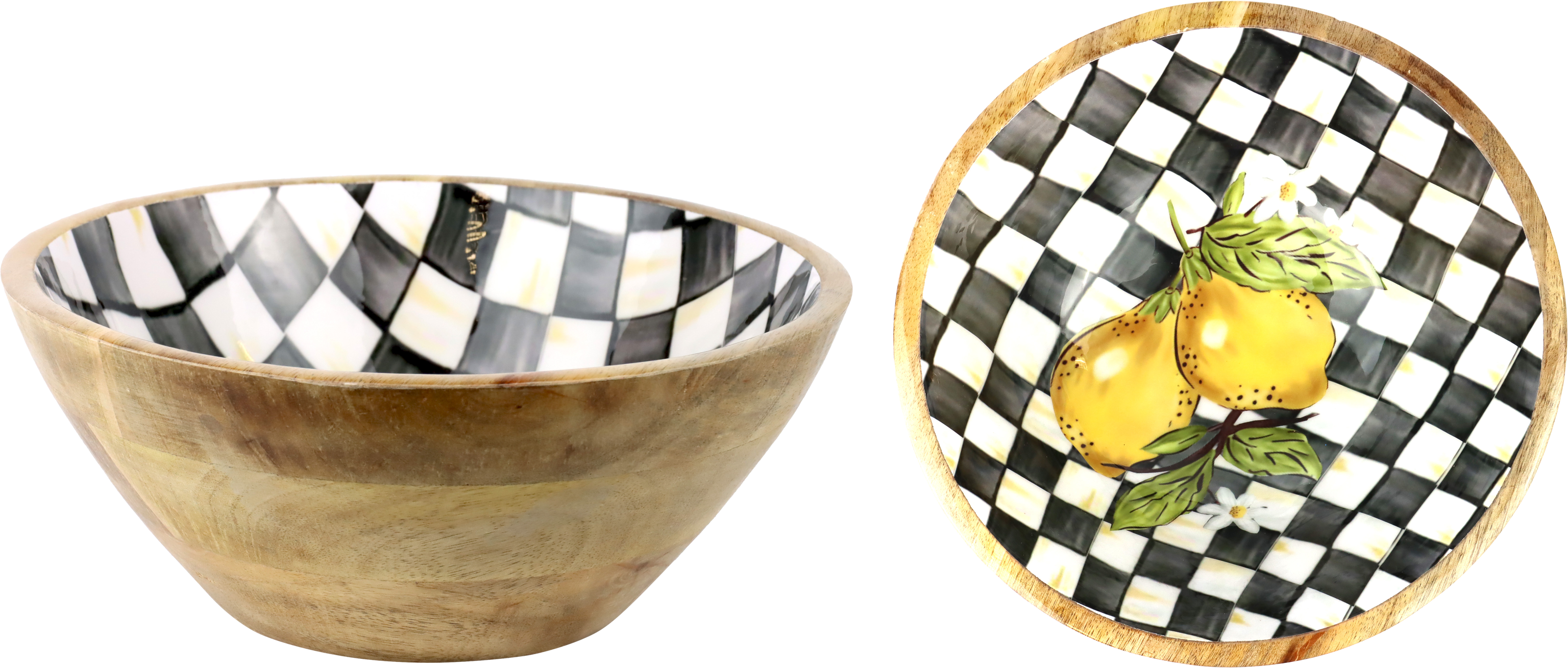 5558 VASSOIO DI LEGNO LEMON BLISS