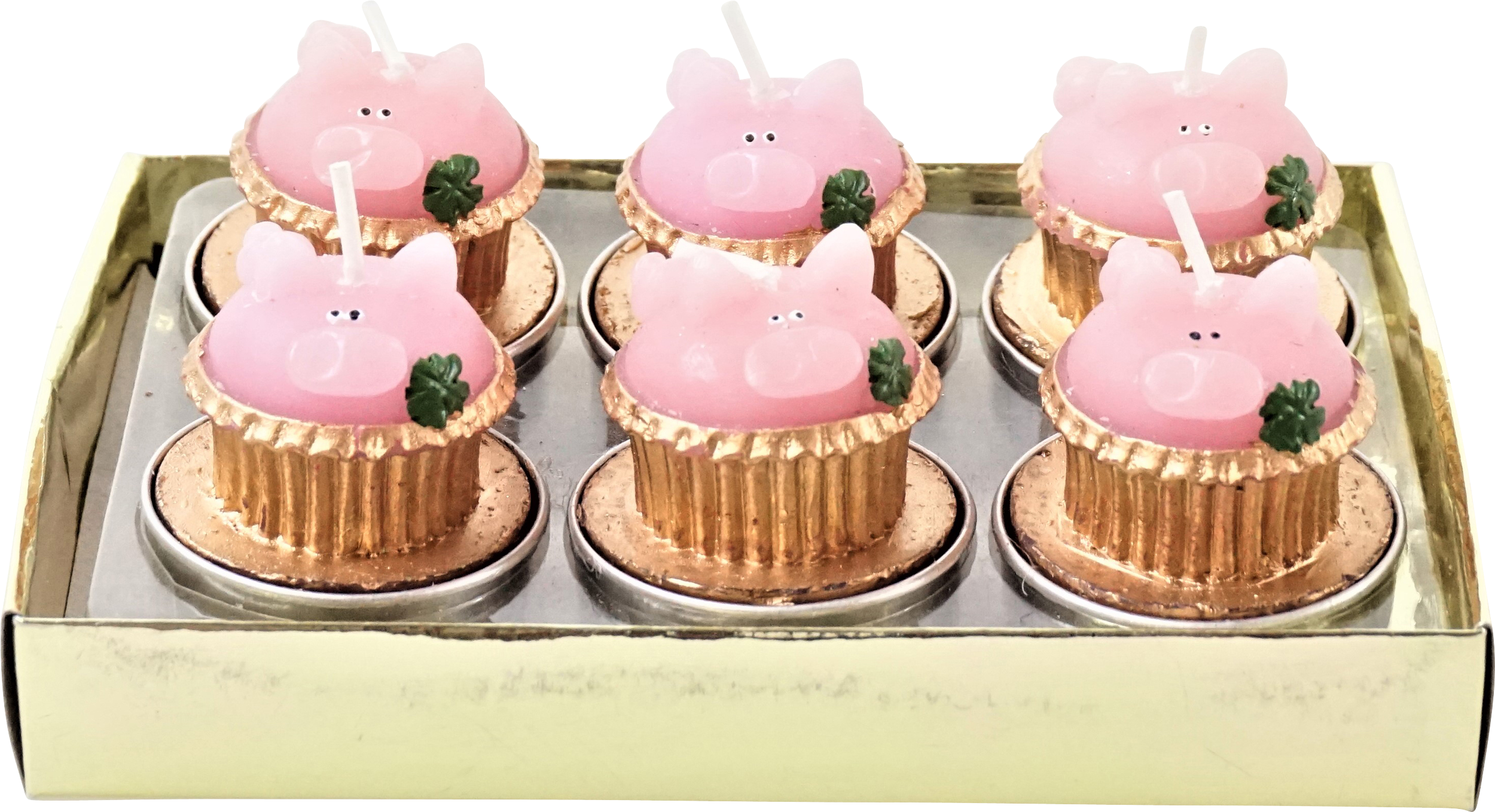 5911 BOUGIES COCHON  6P