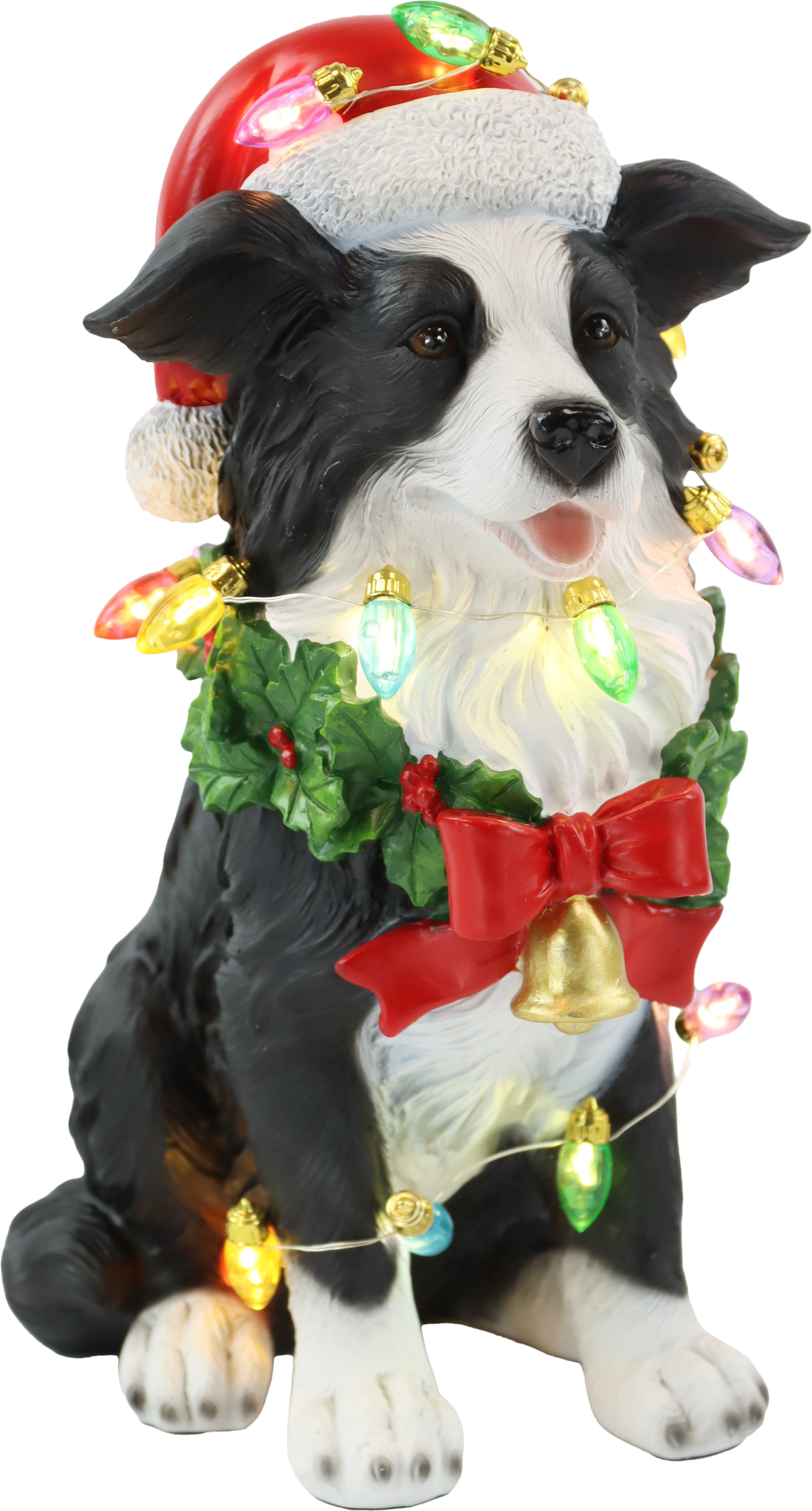 6083 LED-DOG SANTA DOG