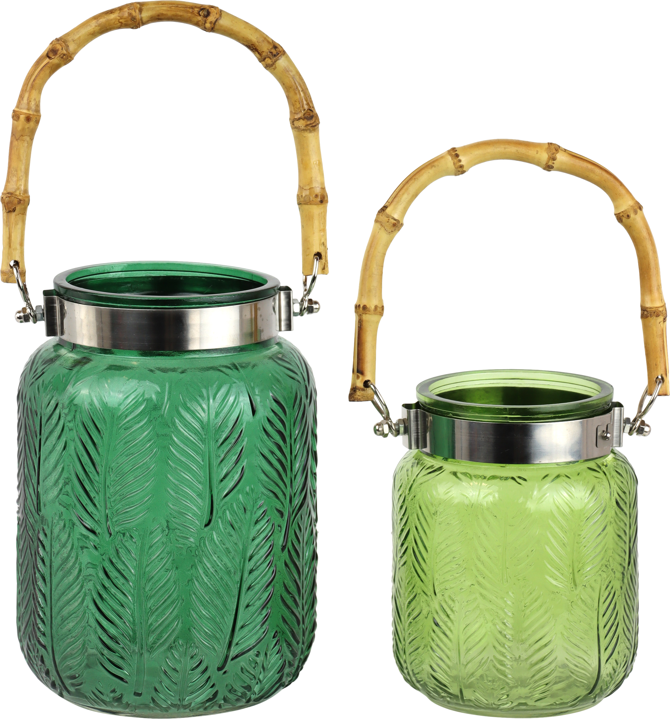 6097 LANTERNE BAMBOO BREEZE  2PZ