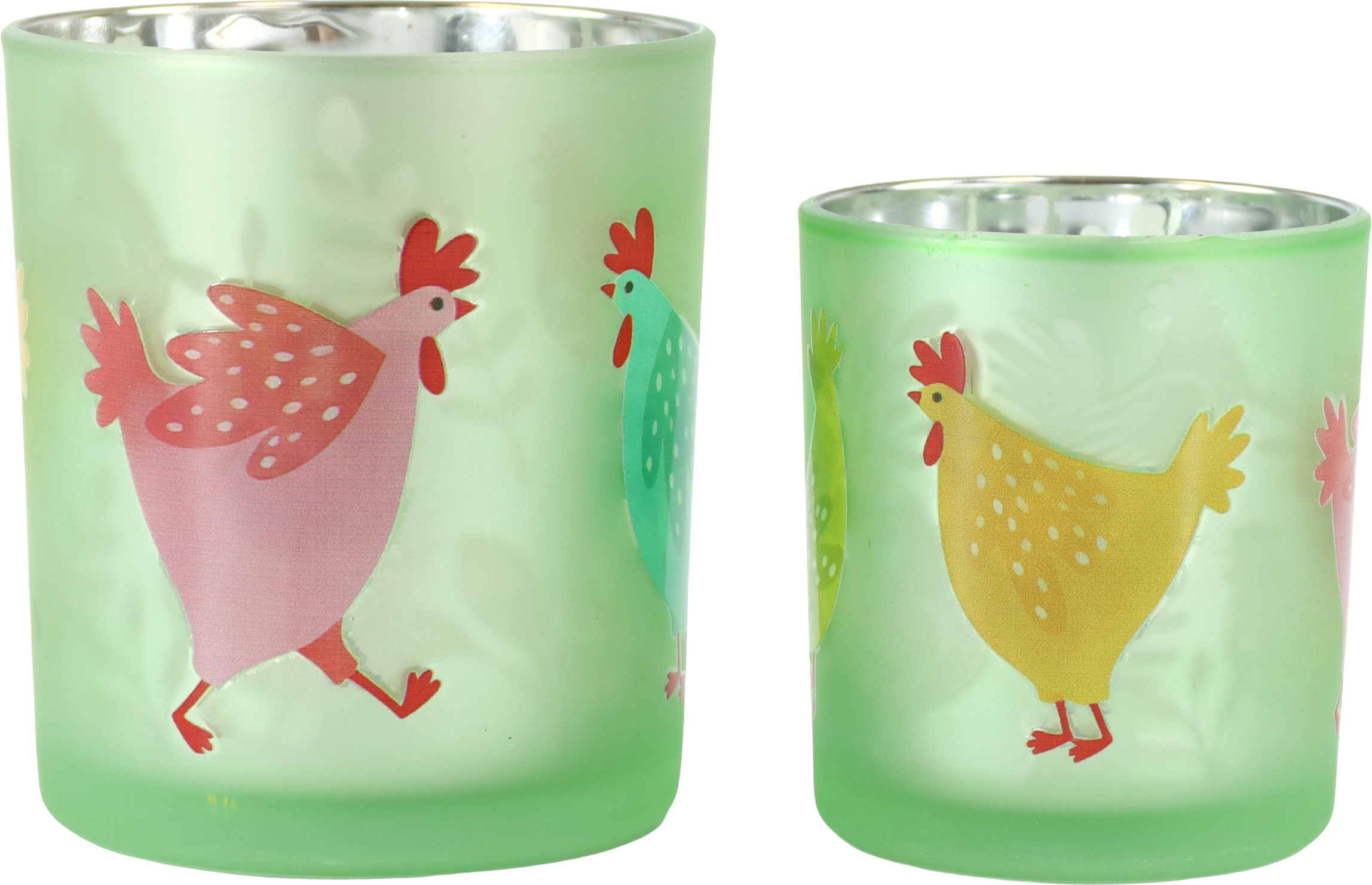 6418 PORTAVELAS HAPPY HEN  S/2