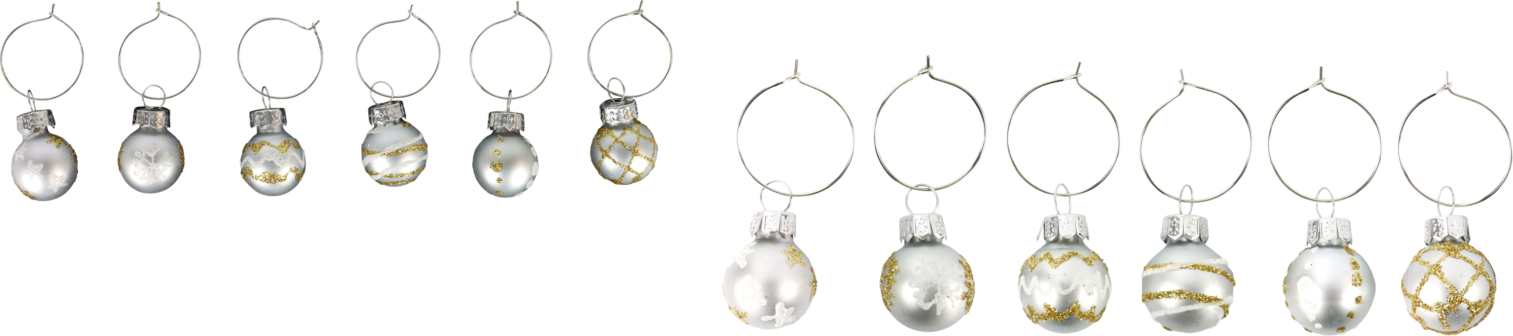 6421 MARCAVASOS  BOLAS DE NAVIDAD  S/6