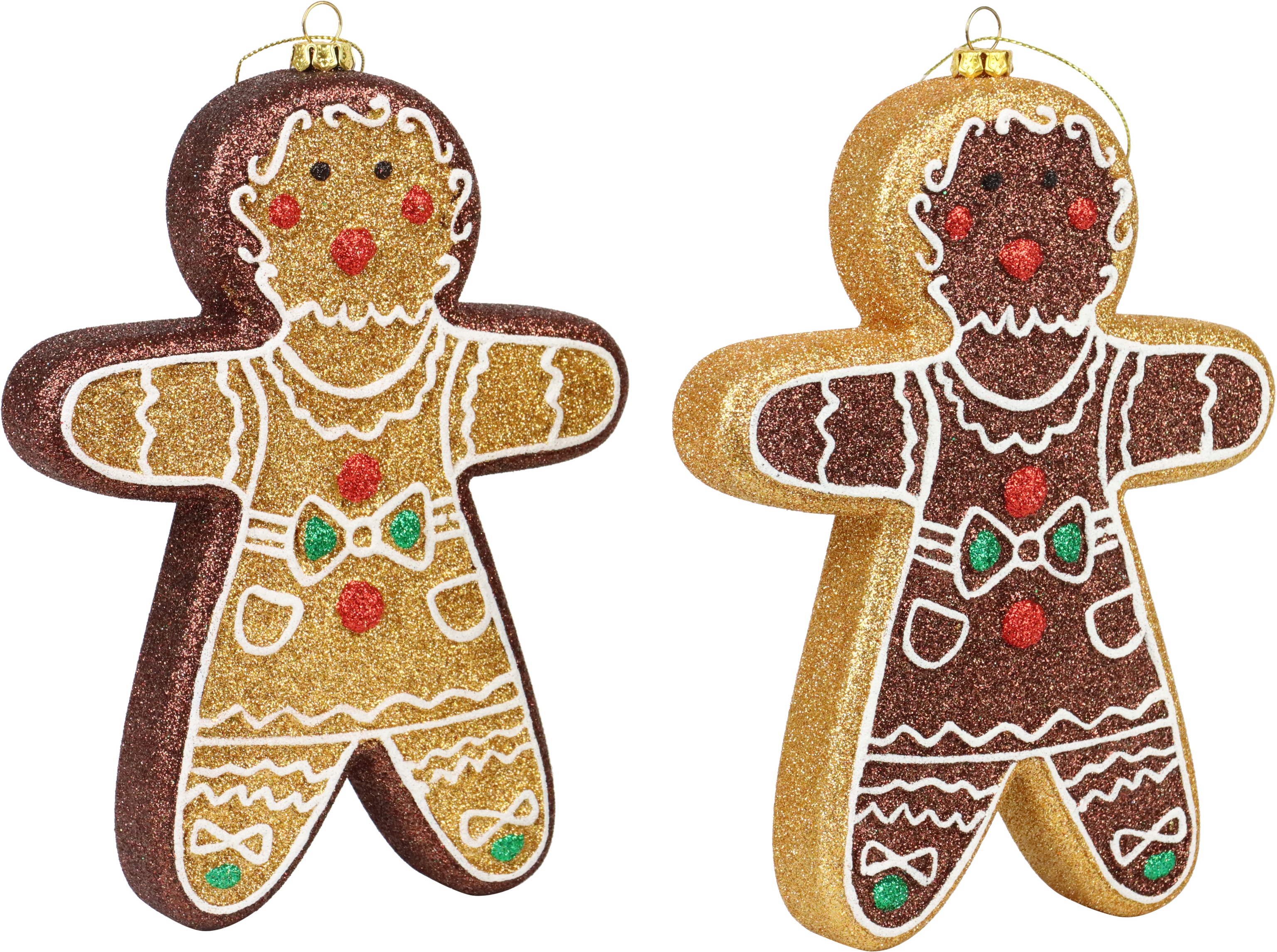 6485 COLGANTE ORNAMENTAL GINGERMEN  S/2