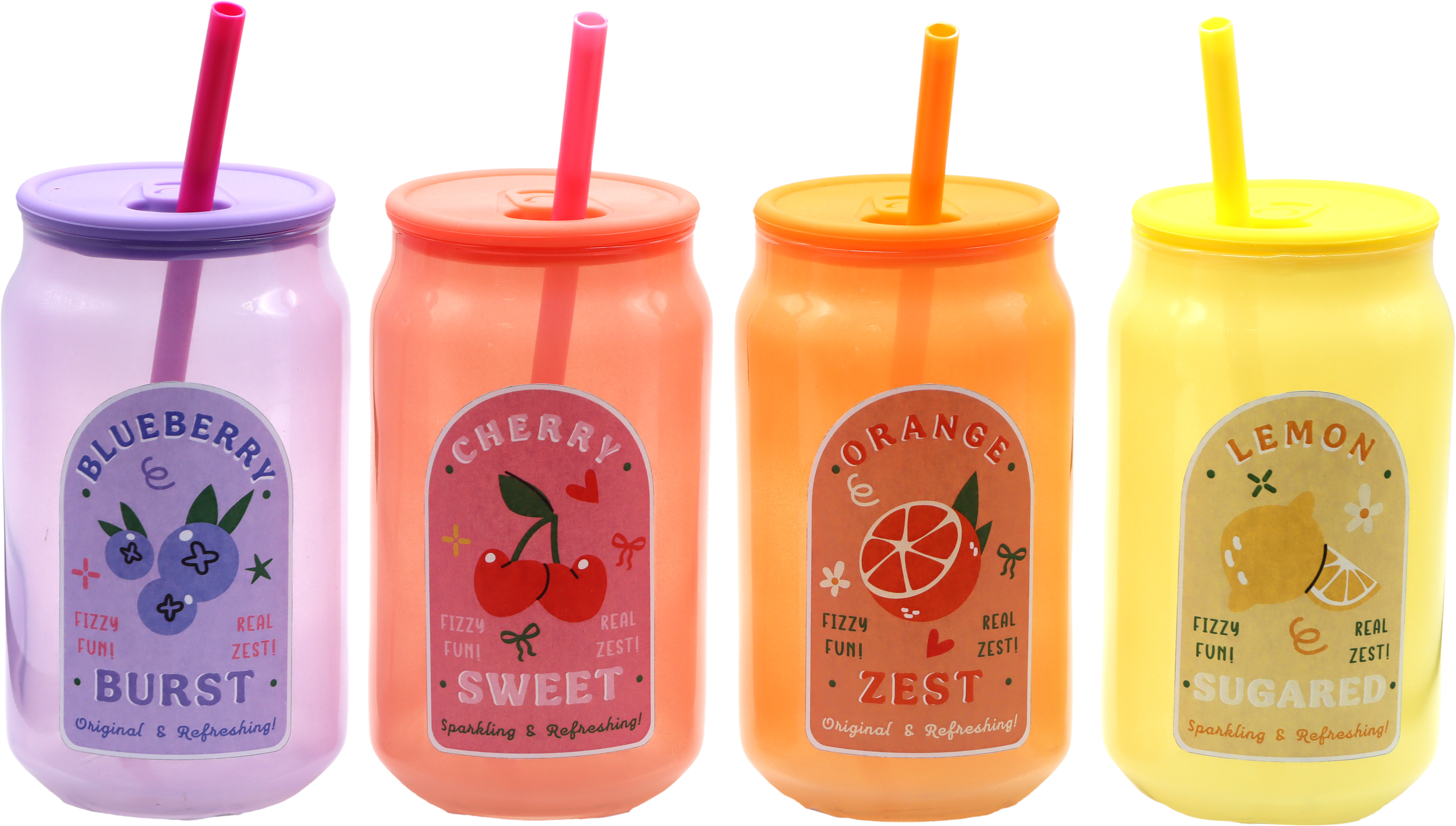 6529 BICCHIERI TROPICAL TWIST  4PZ