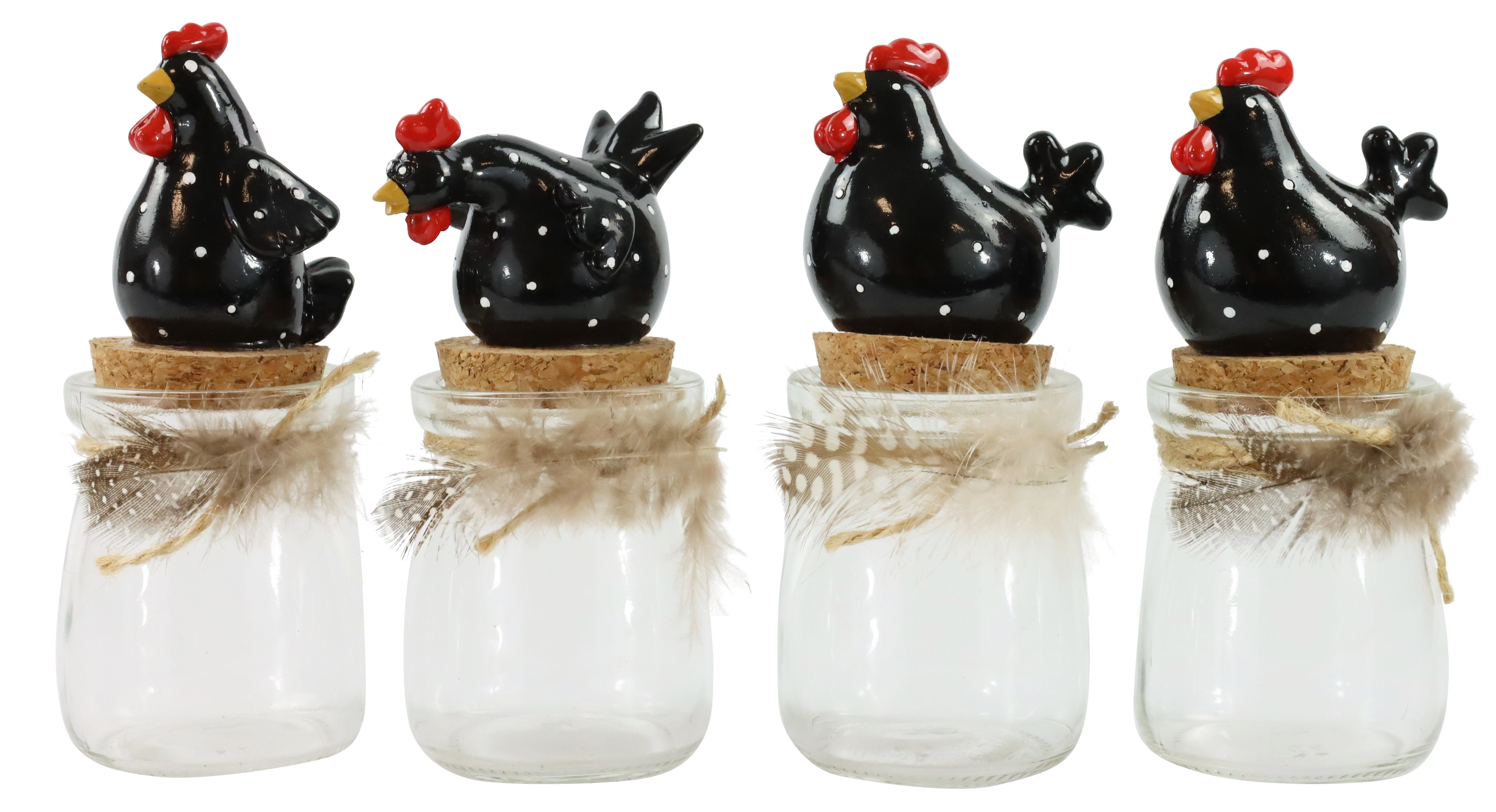 6957 SCATOLE DI VETRO GLUCKHENNEN  4PZ